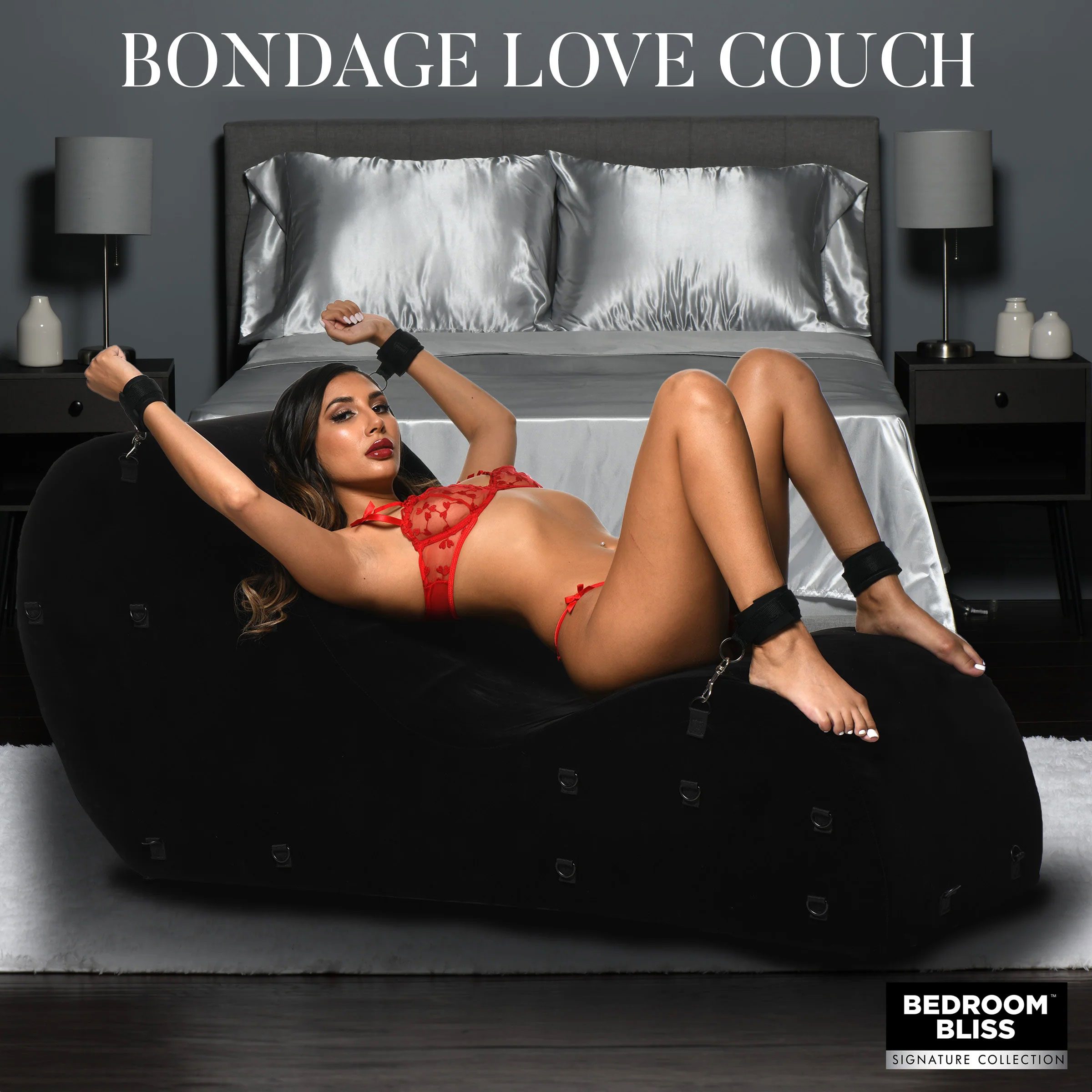 bondage love couch black 