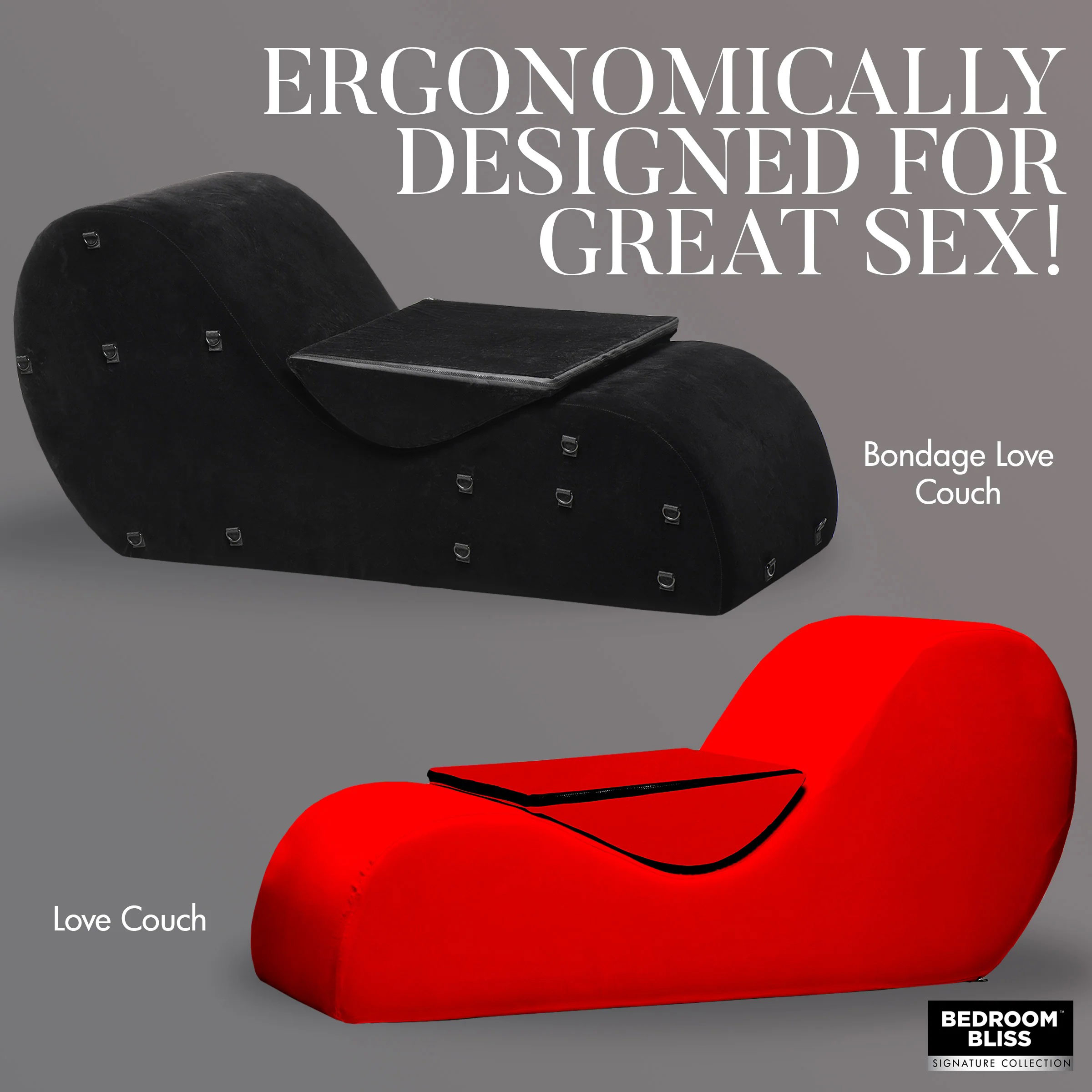 bondage love couch black 