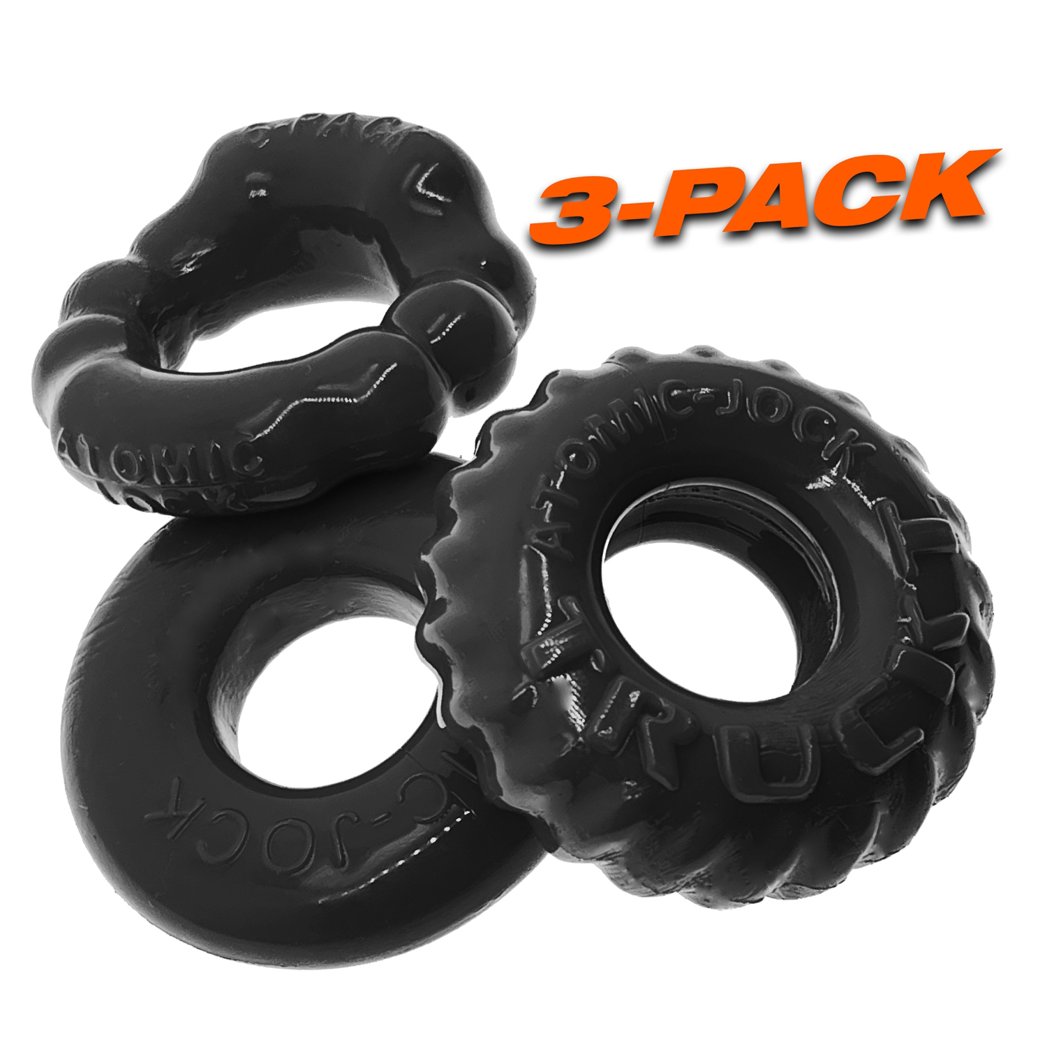 bonemaker  pack boner rings black 