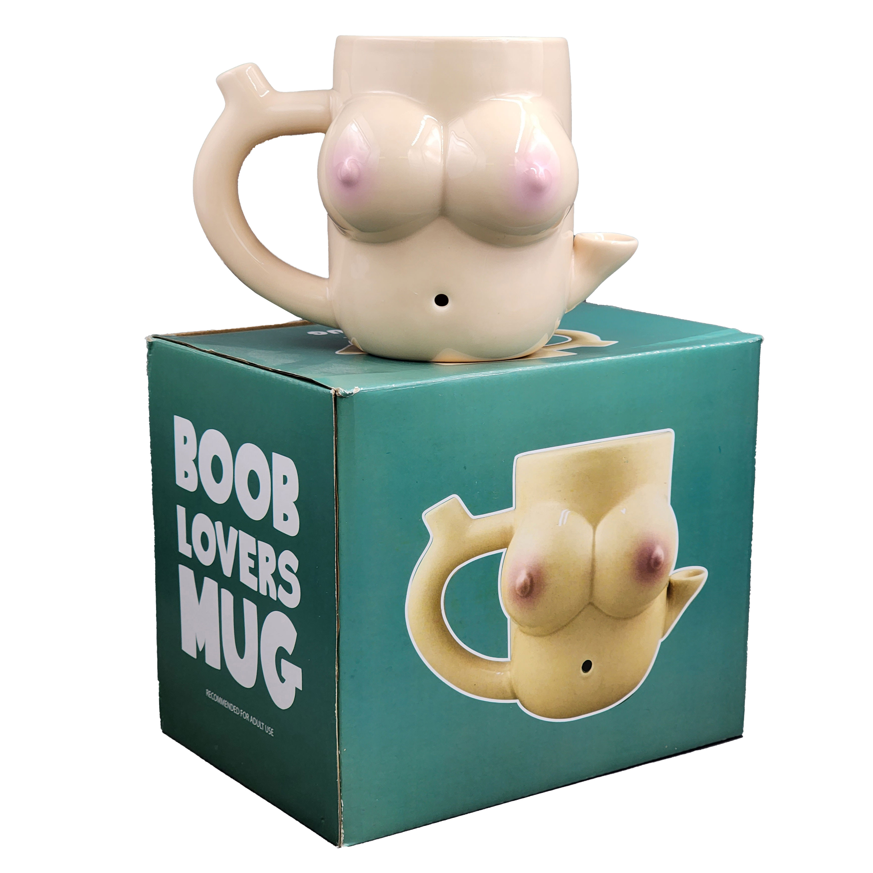 boob mug novelty pipe 