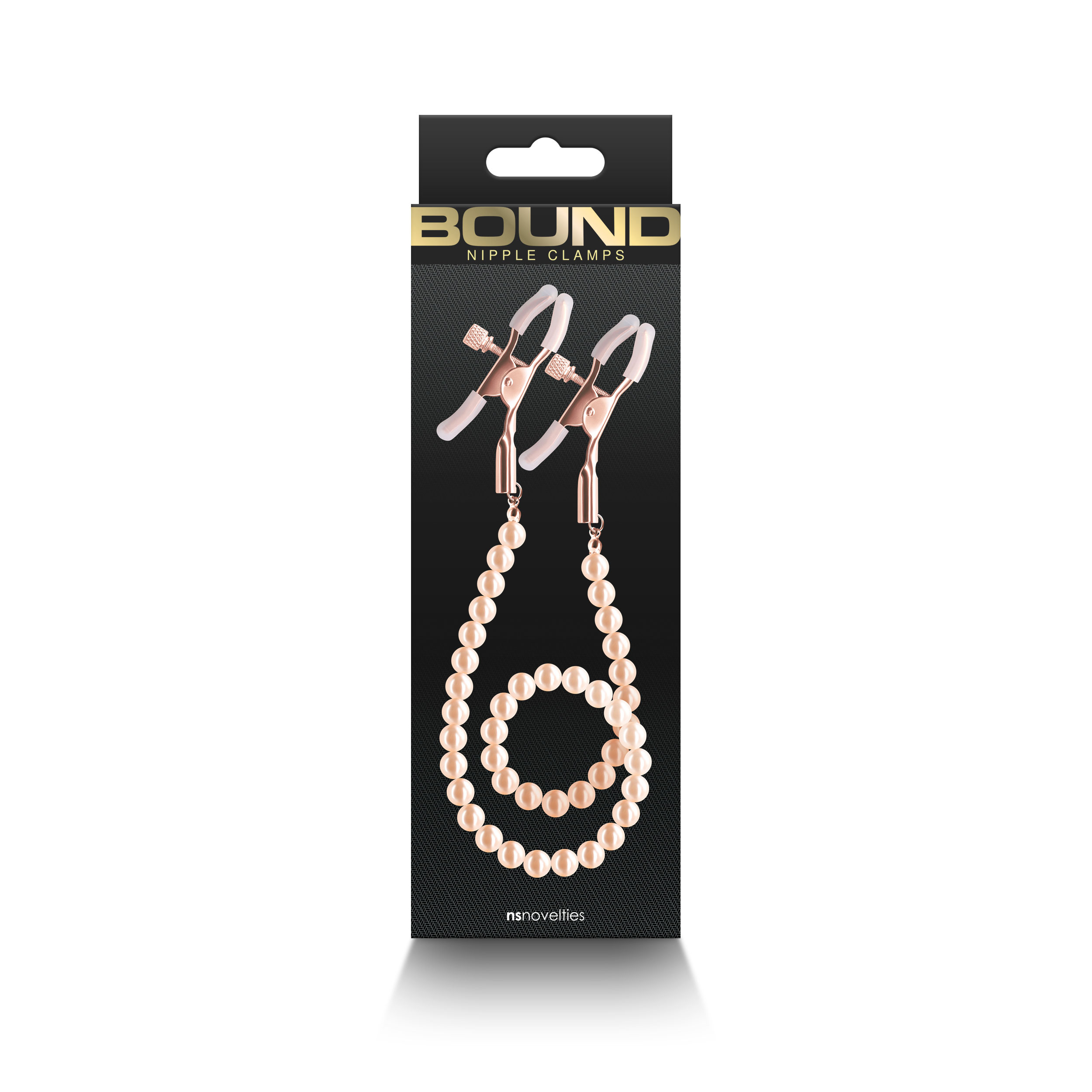 bound nipple clamps dc rose gold 