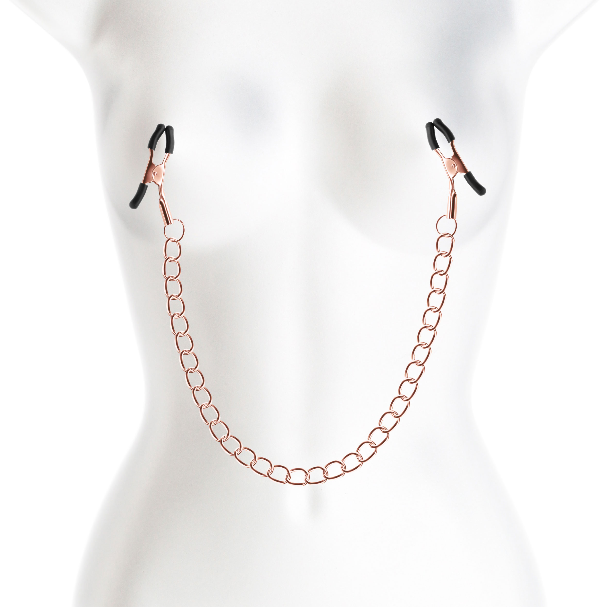 bound nipple clamps dc rose gold 