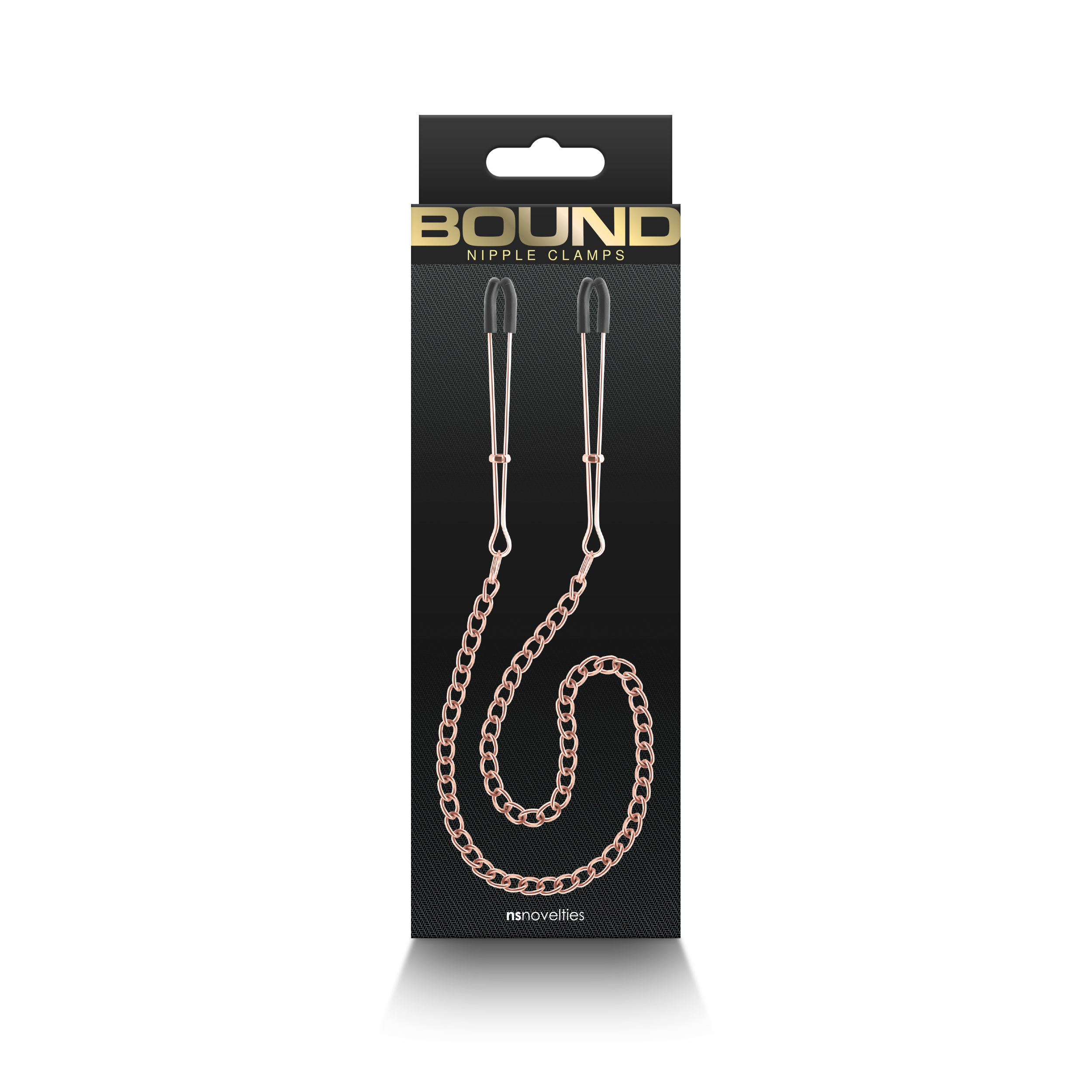 bound nipple clamps dc rose gold 