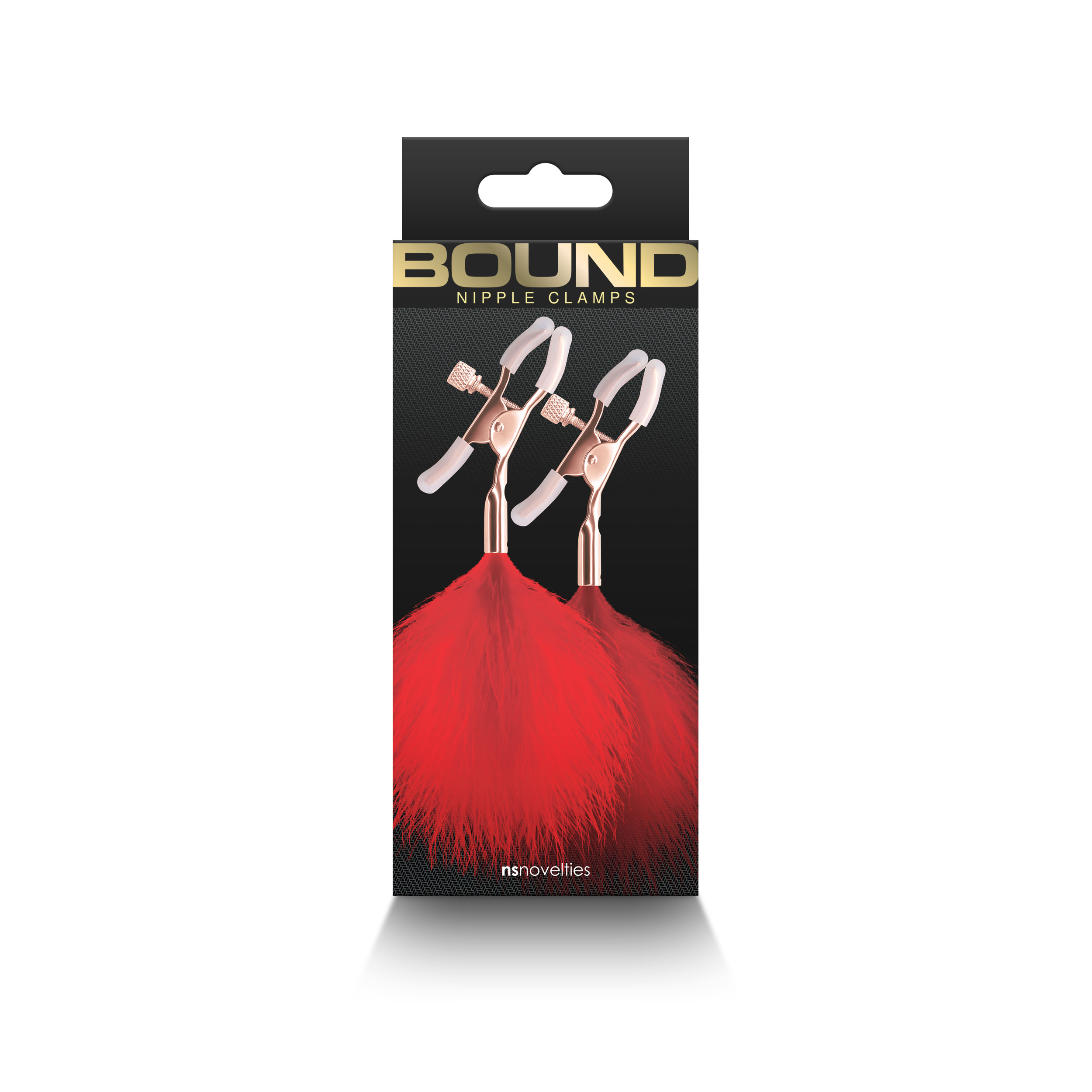 bound nipple clamps f red 