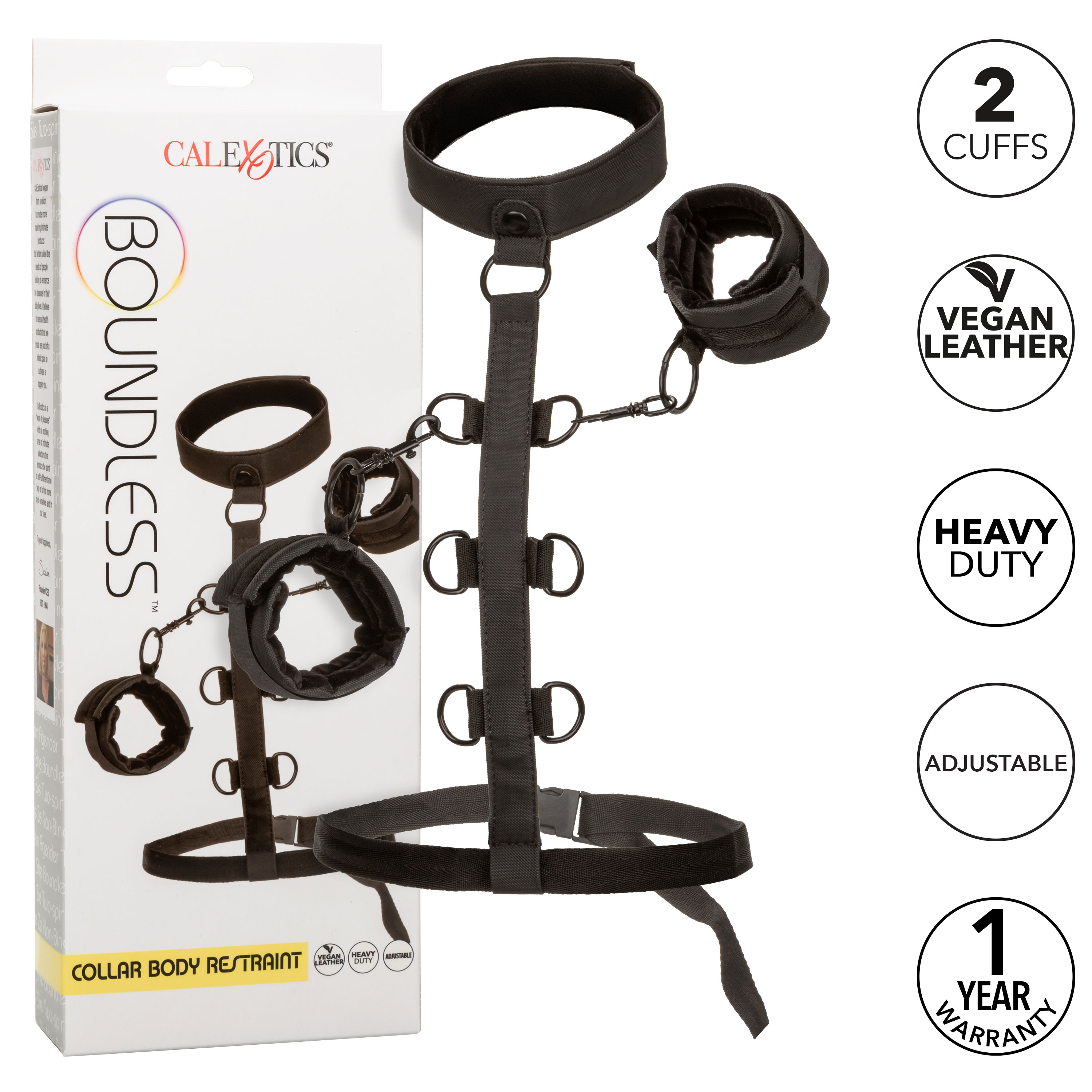 boundless collar body restraint black 