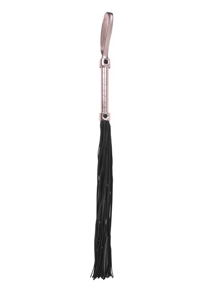 brat flogger black rose gold 