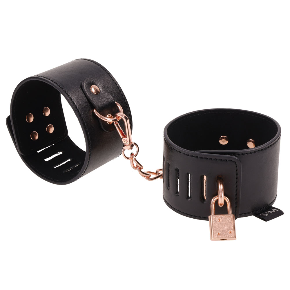brat locking cuffs black 