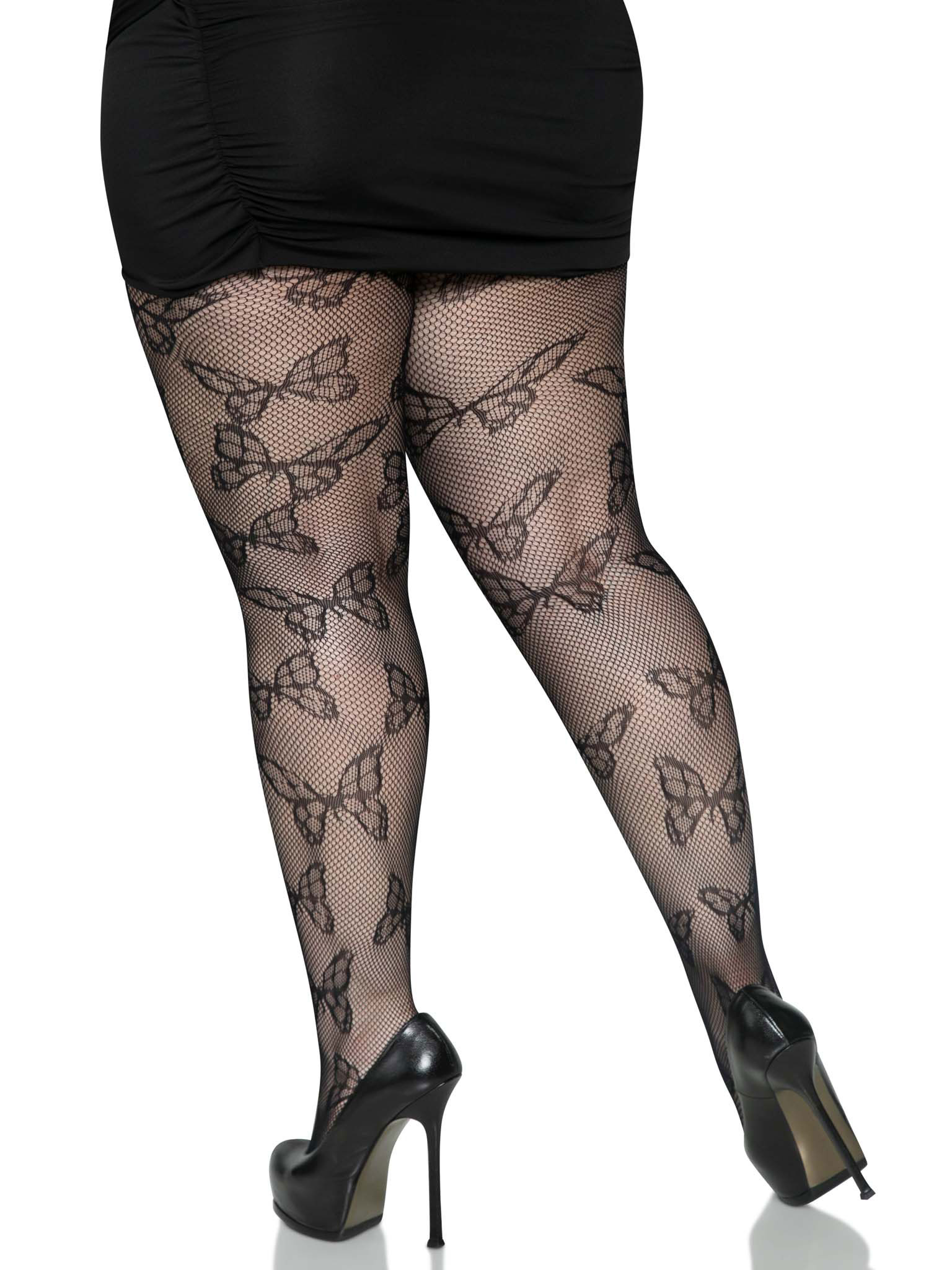 butterfly net tights xx black 