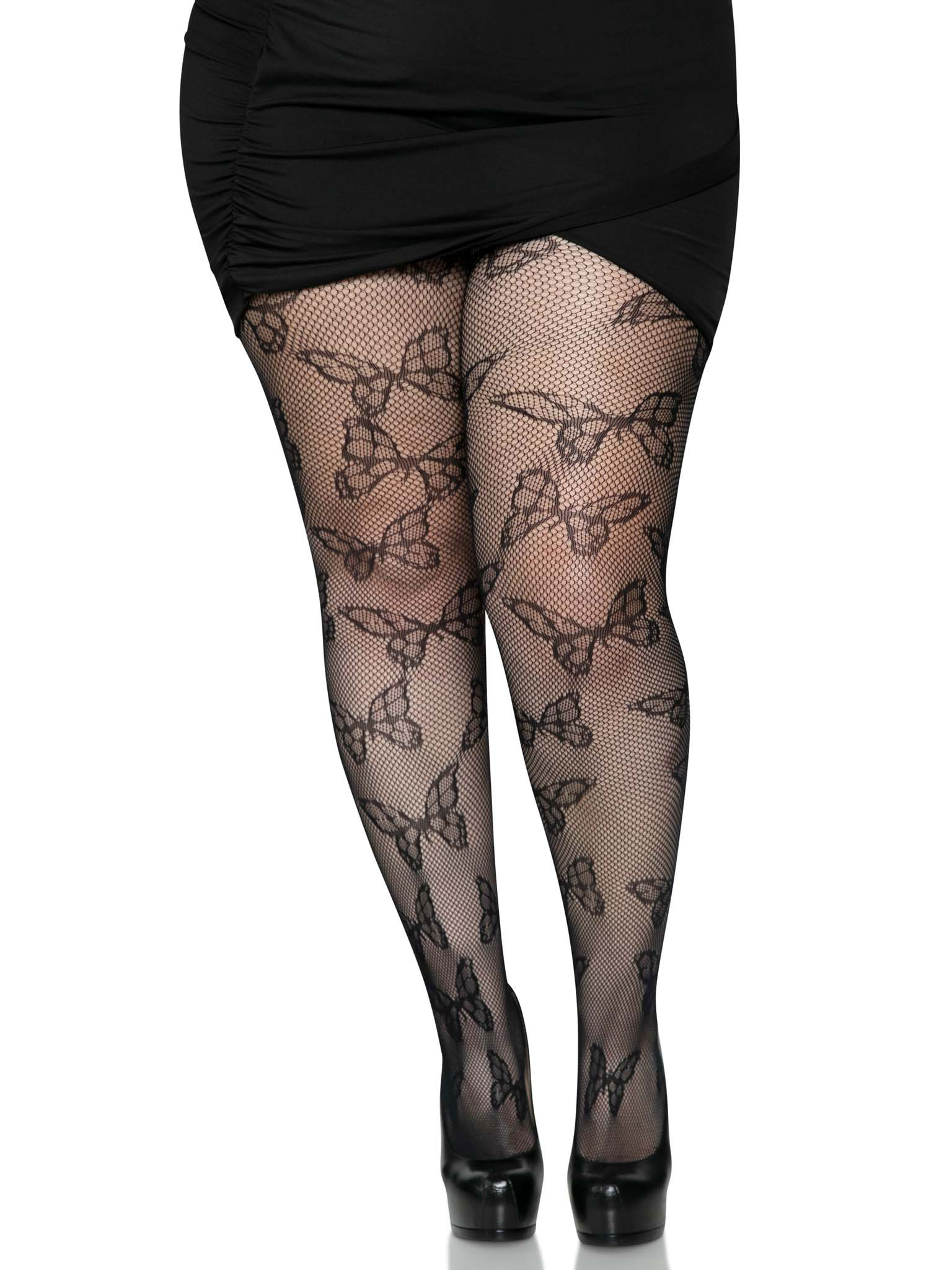 butterfly net tights xx black 