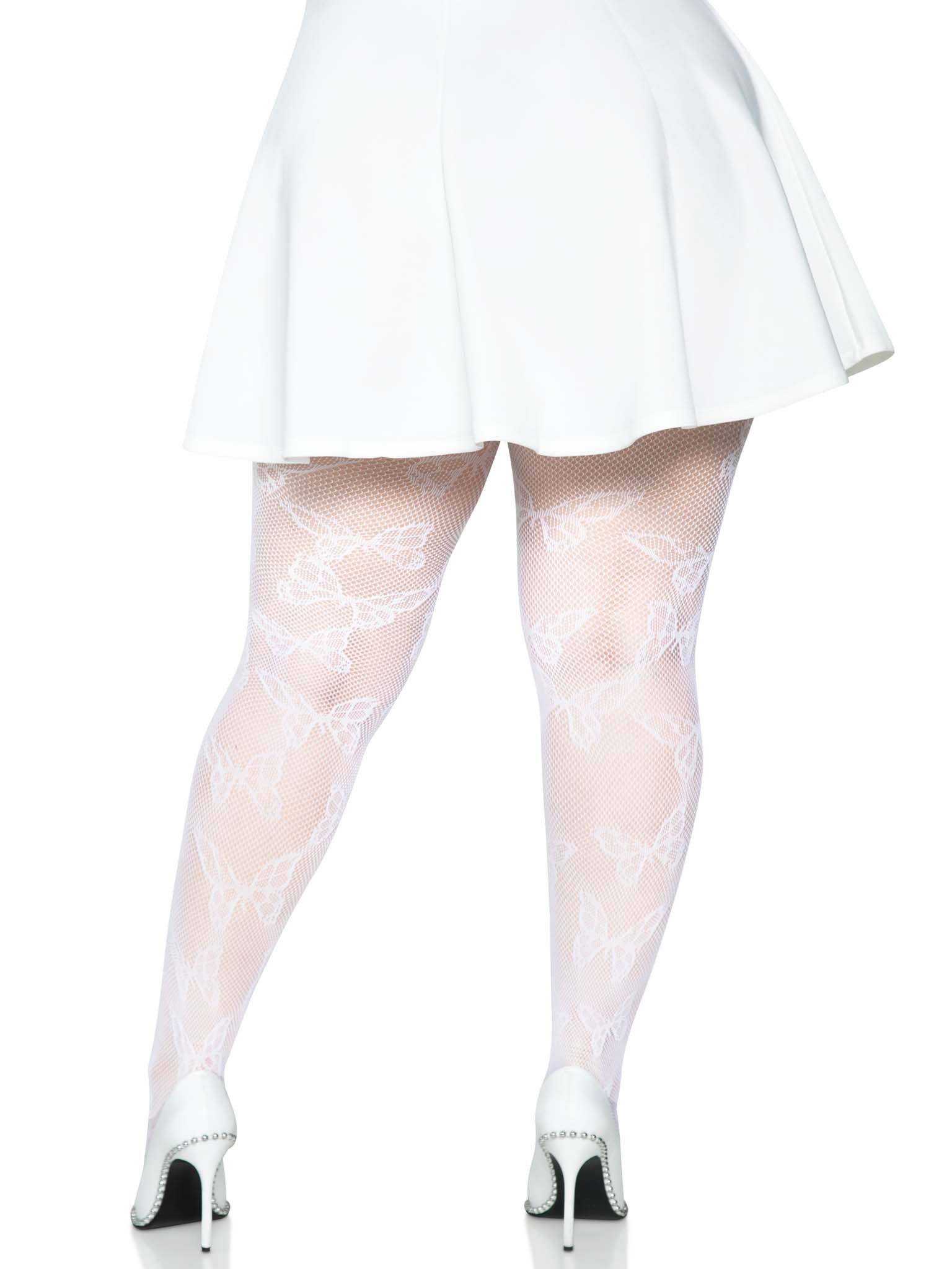 butterfly net tights xx white 