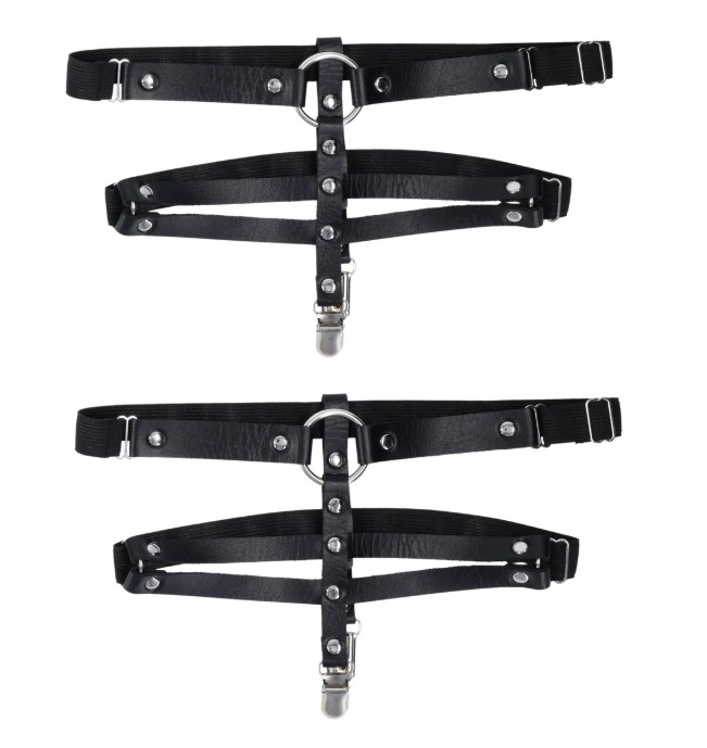 Shadow Garters Black