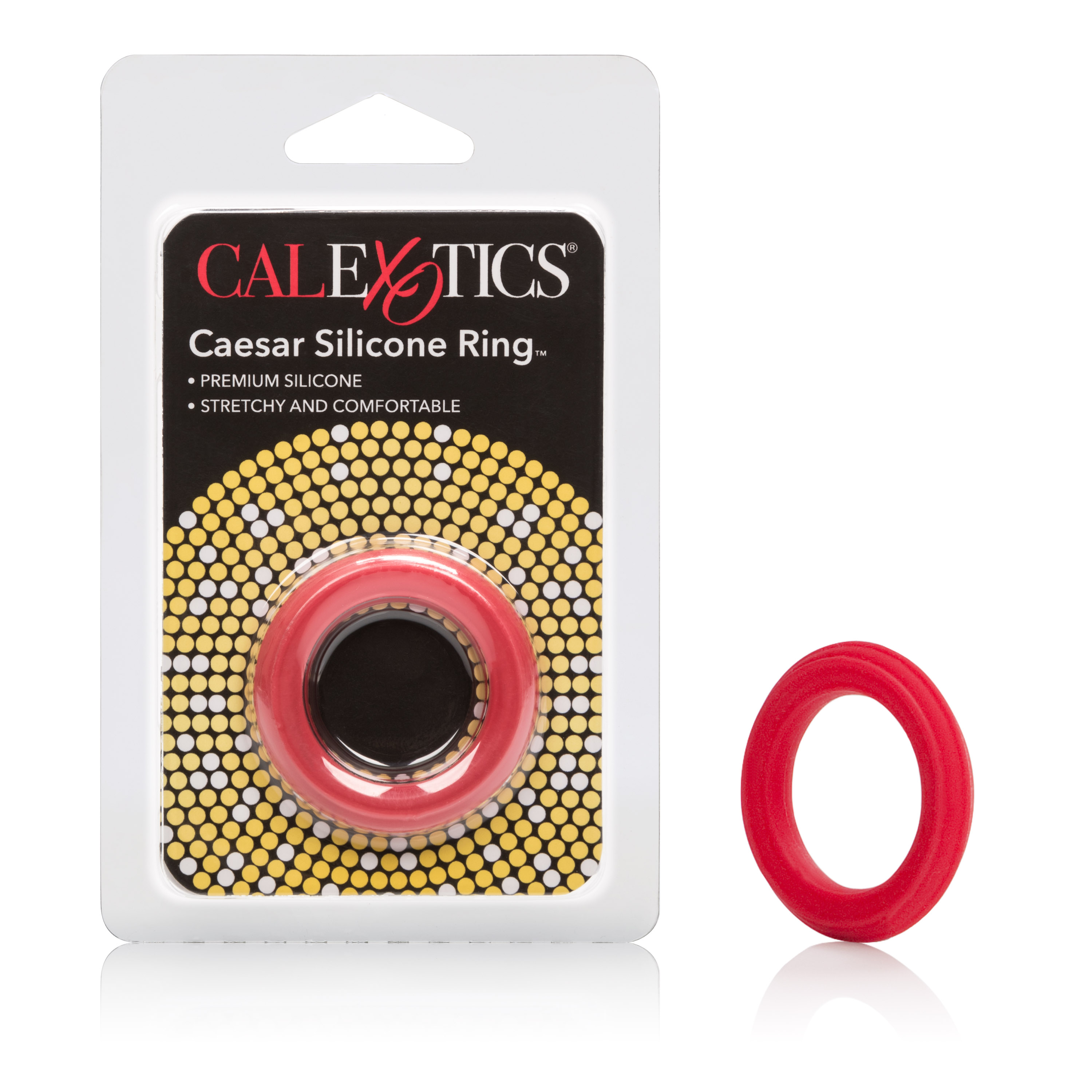 caesar silicone ring red 