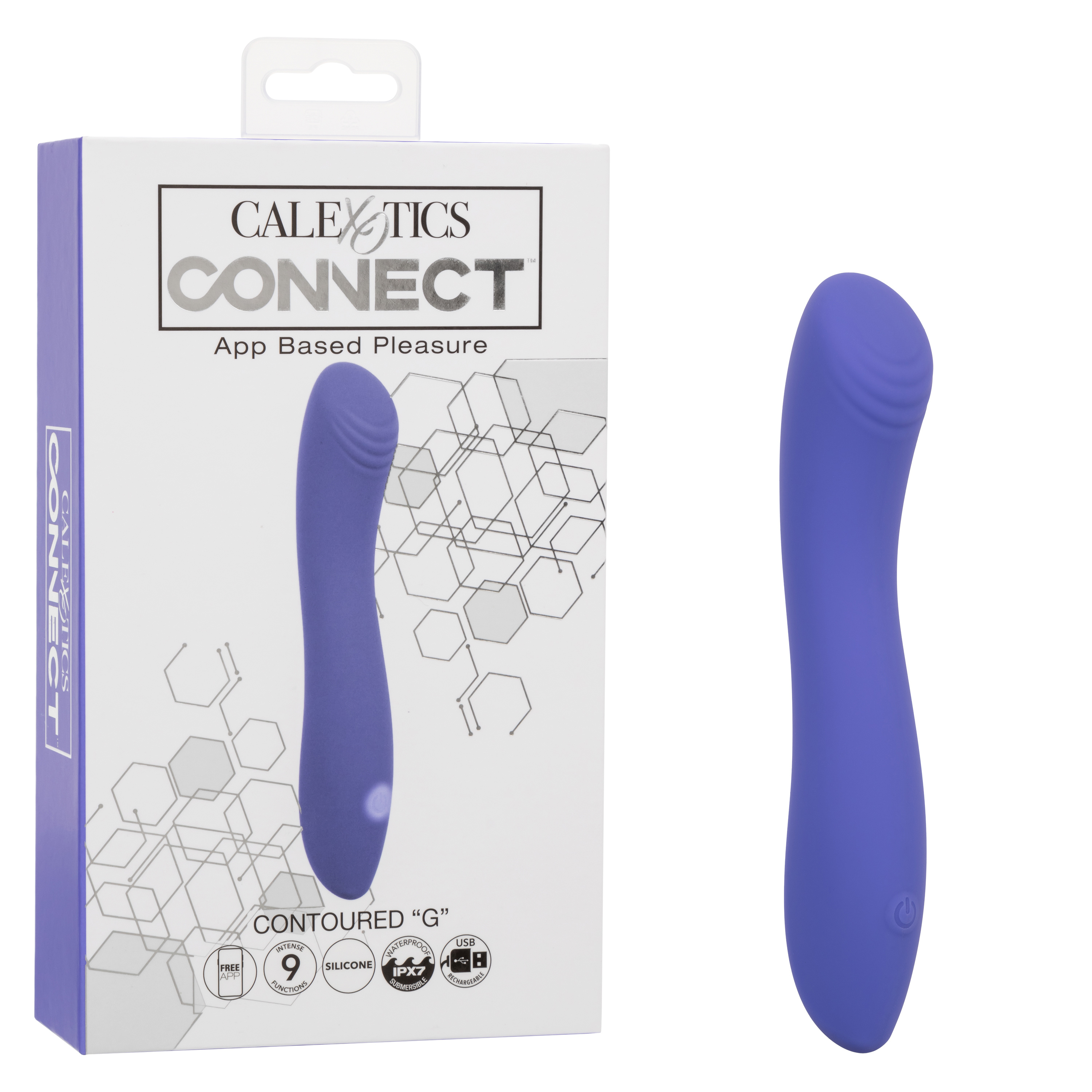 calexotics connect contoured g periwinkle 