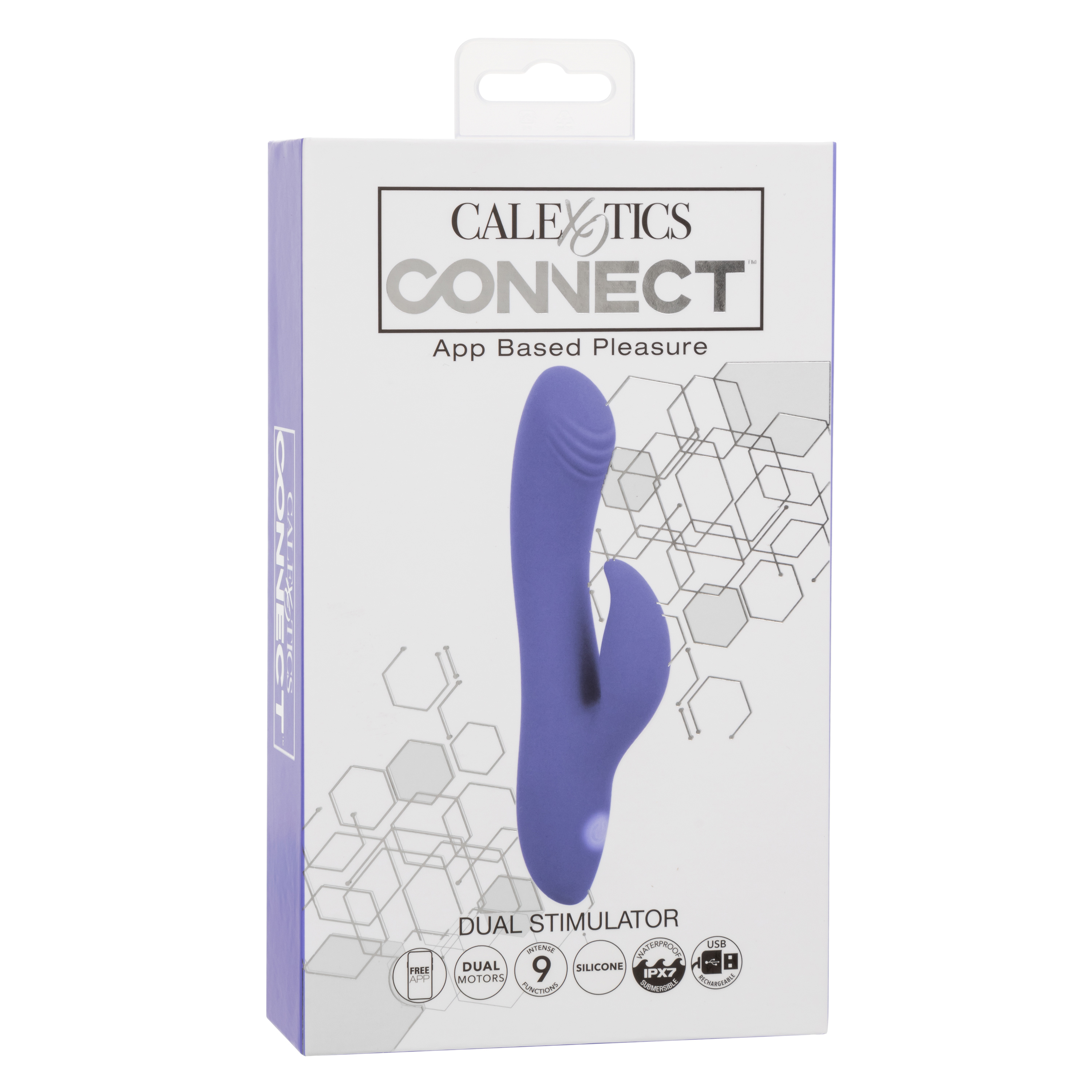 calexotics connect dual stimulator periwinkle 