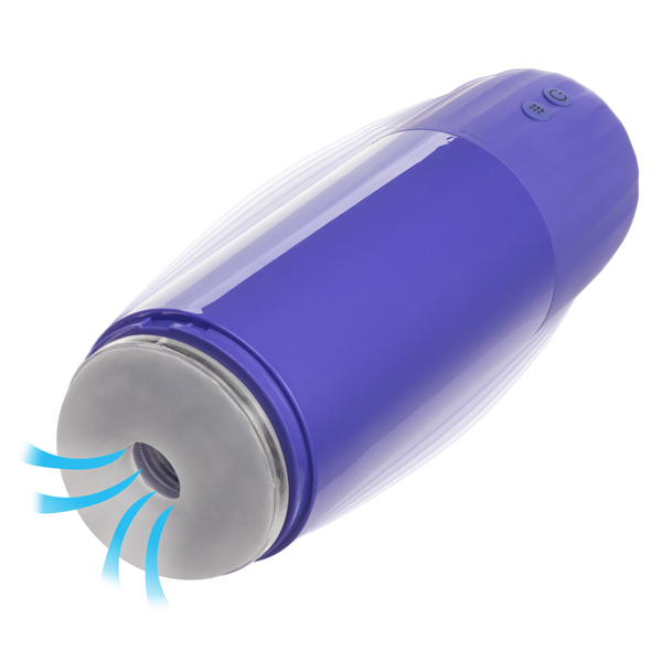 calexotics connect stroker with vibration and suction purple 