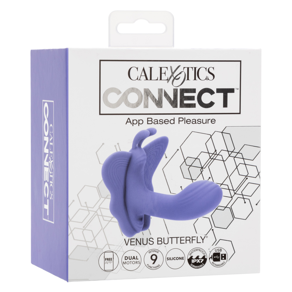 calexotics connect venus butterfly periwinkle 