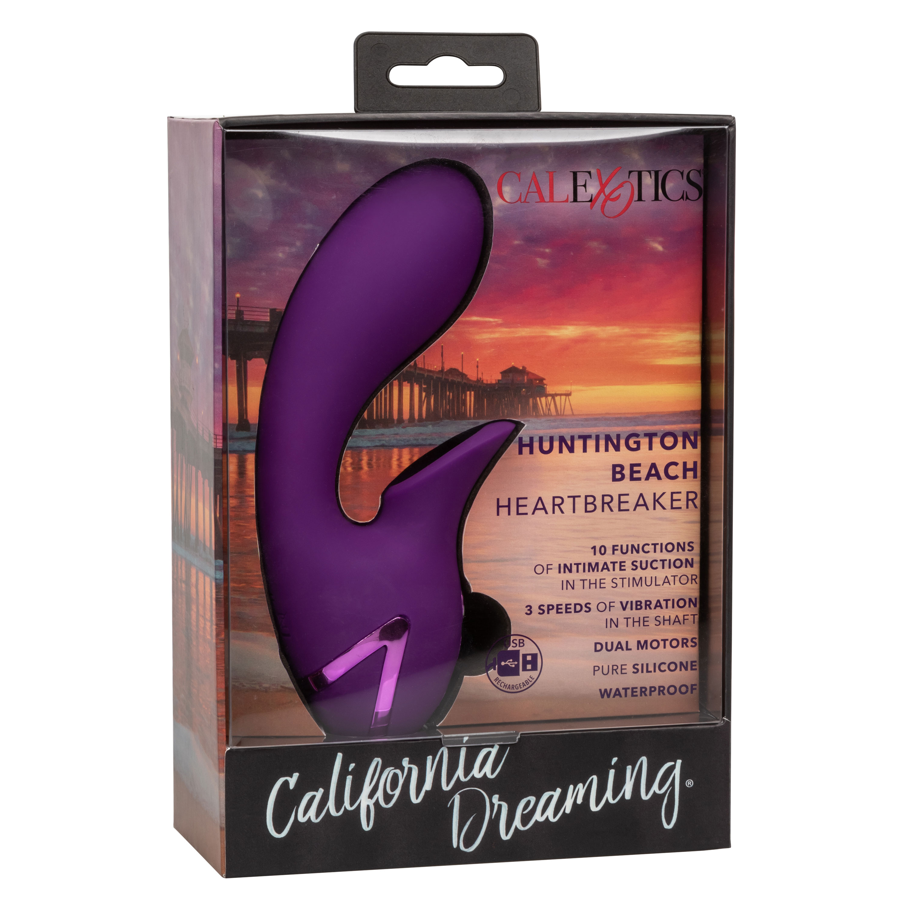 california dreaming huntington beach heartbreaker  purple 