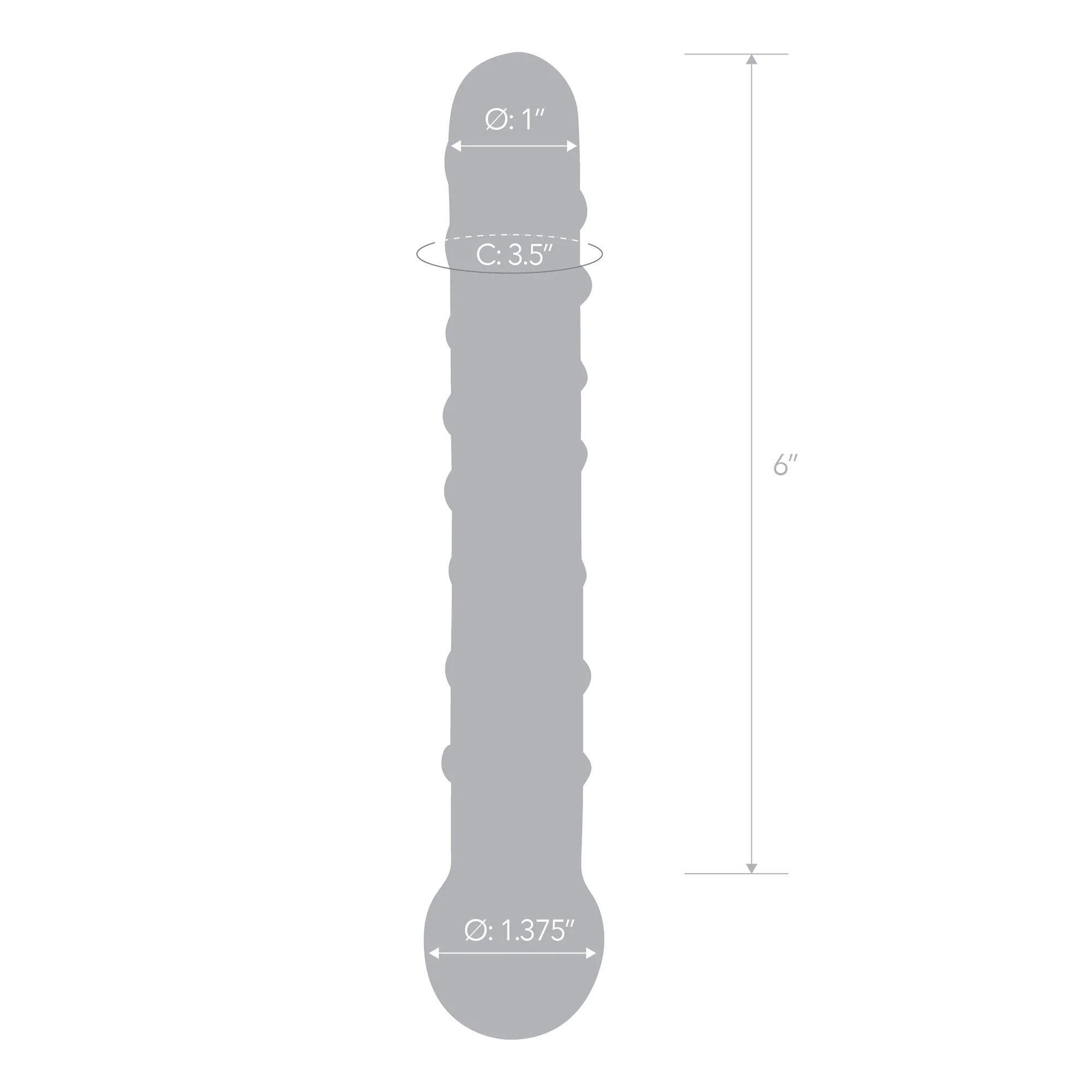 callisto clear glass dildo 