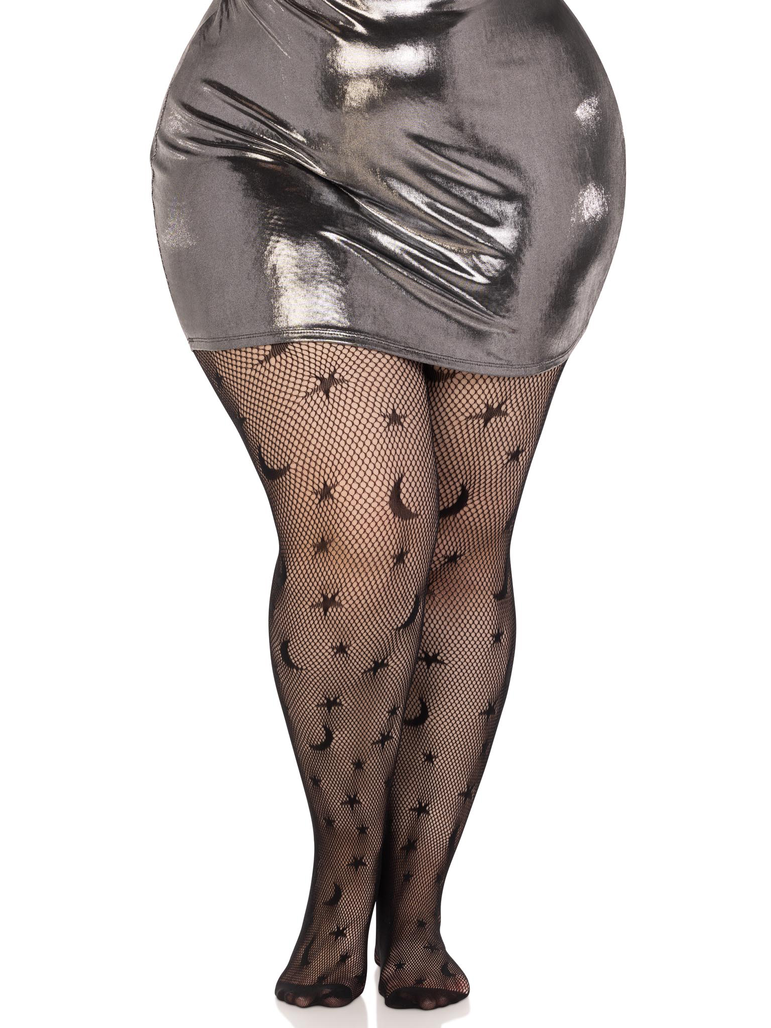 celestial net tights xx black 