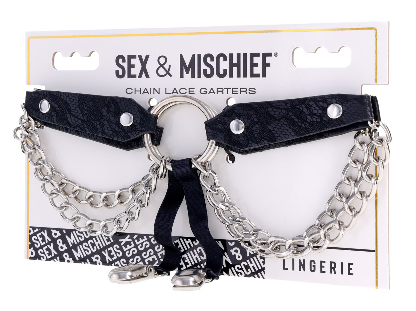 chain lace garters 