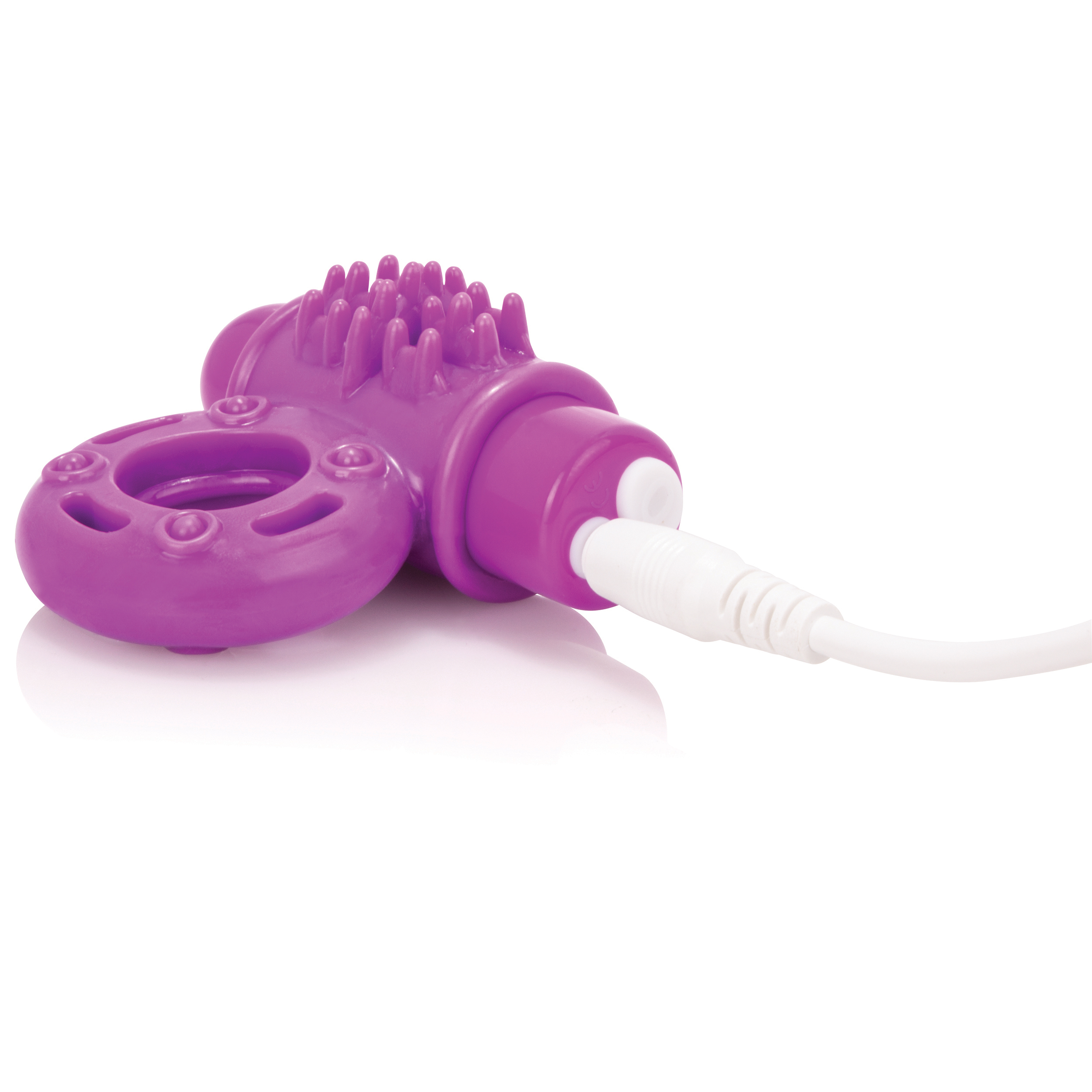 charged owow rechargeable vibe ring purple 