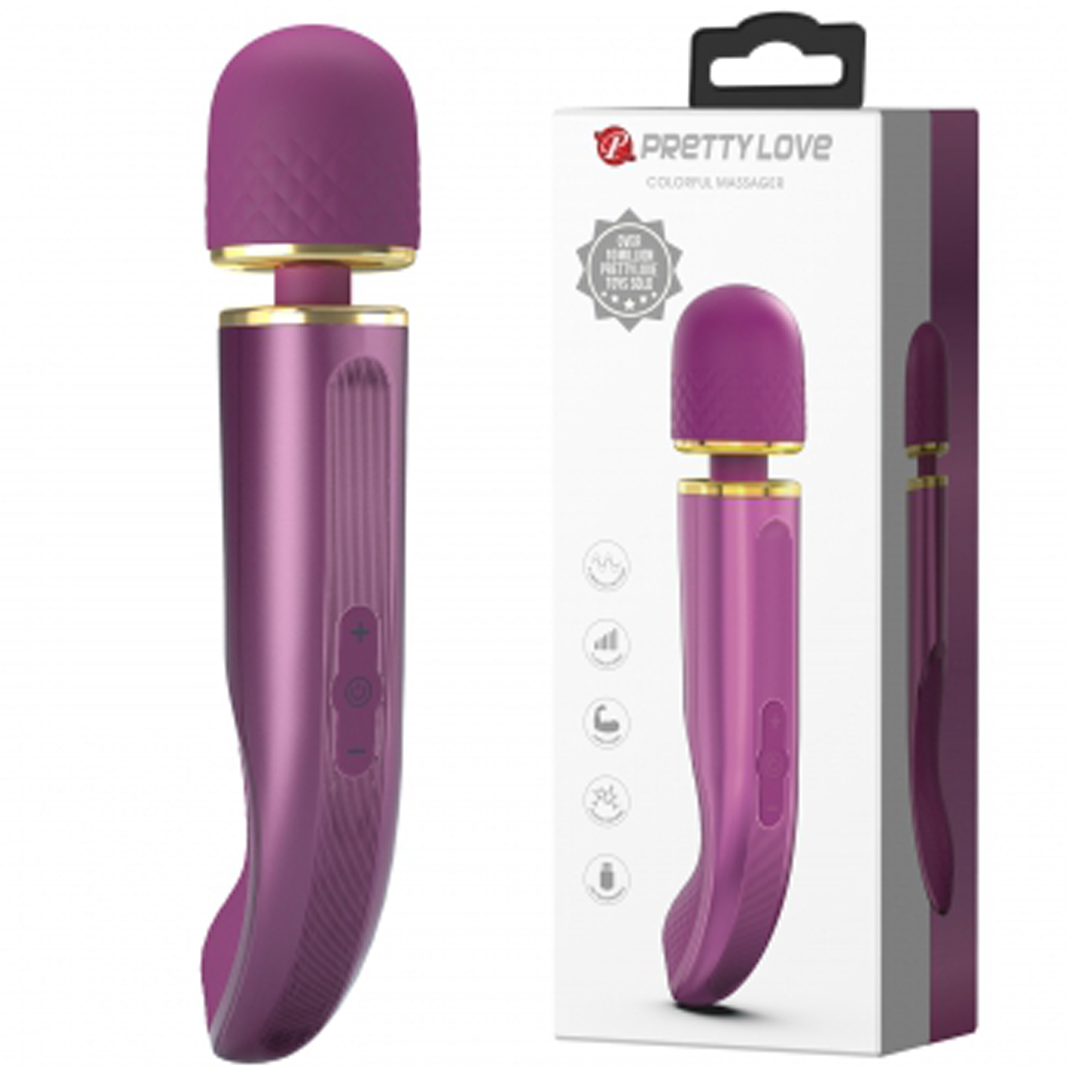 charming colorful massager purple 