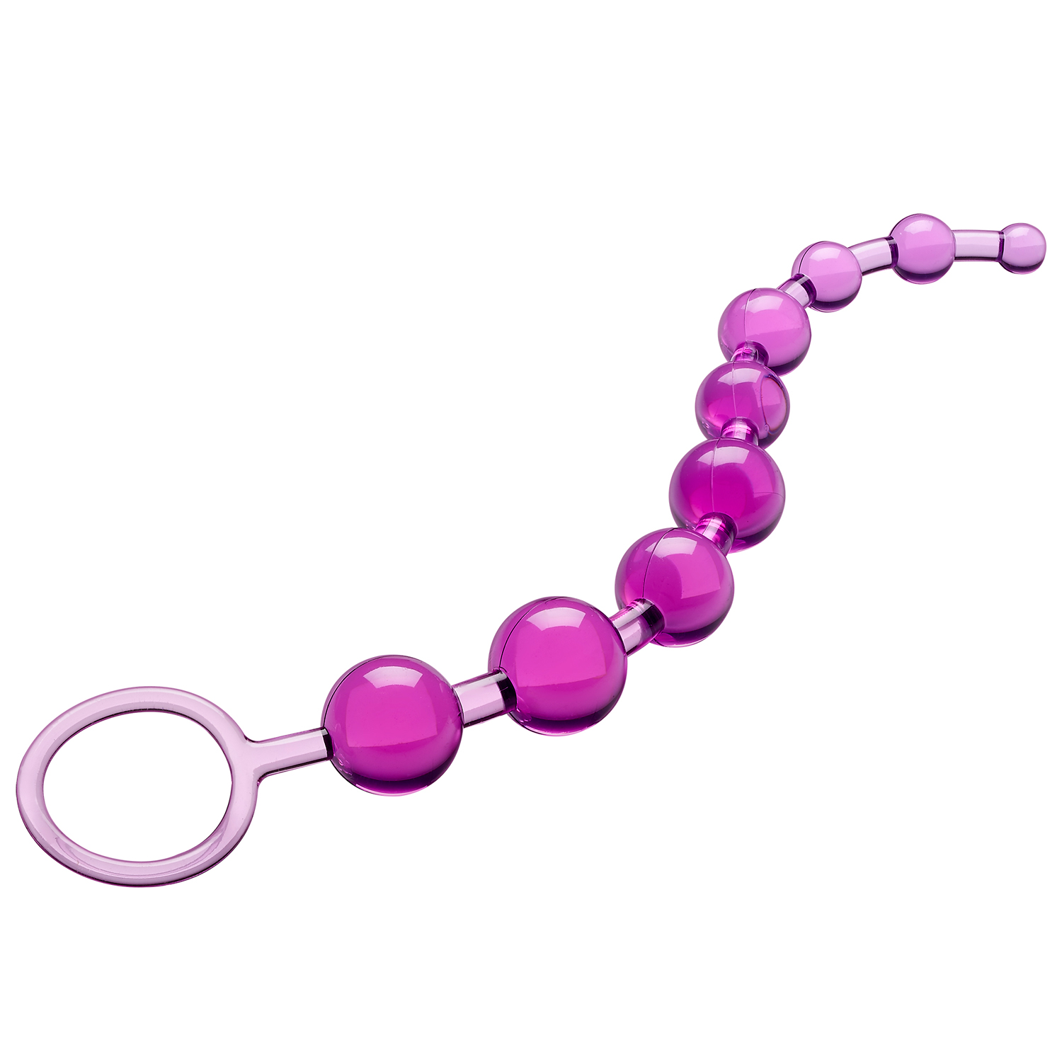 classic anal beads purple 