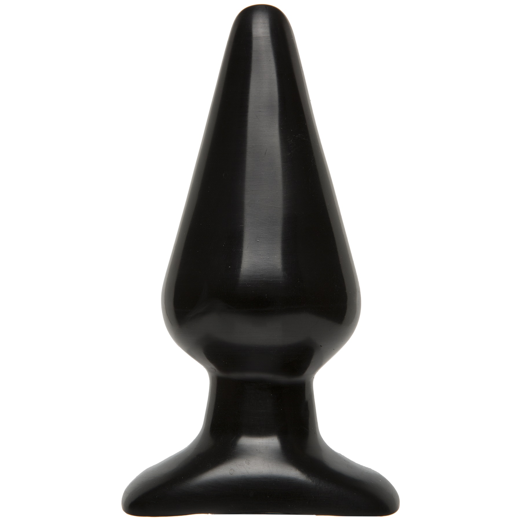 classic butt plug smooth large black 