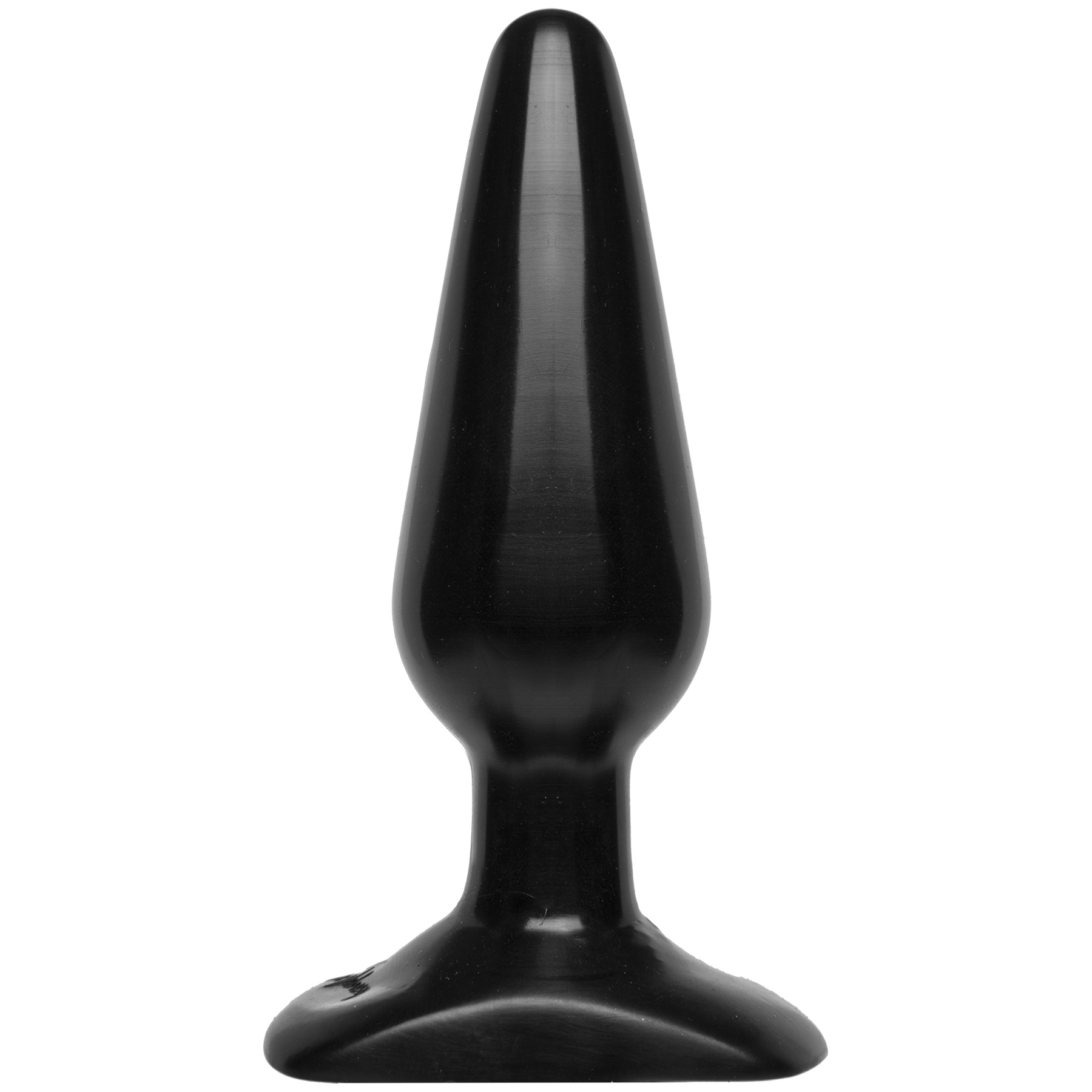 classic butt plug smooth medium black 