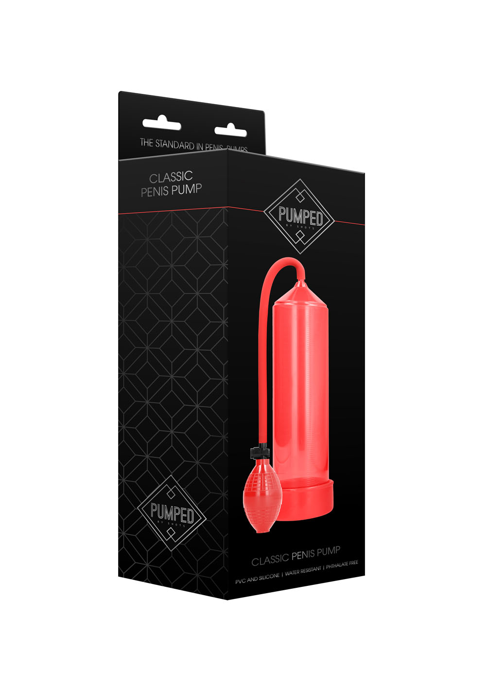 classic penis pump red 