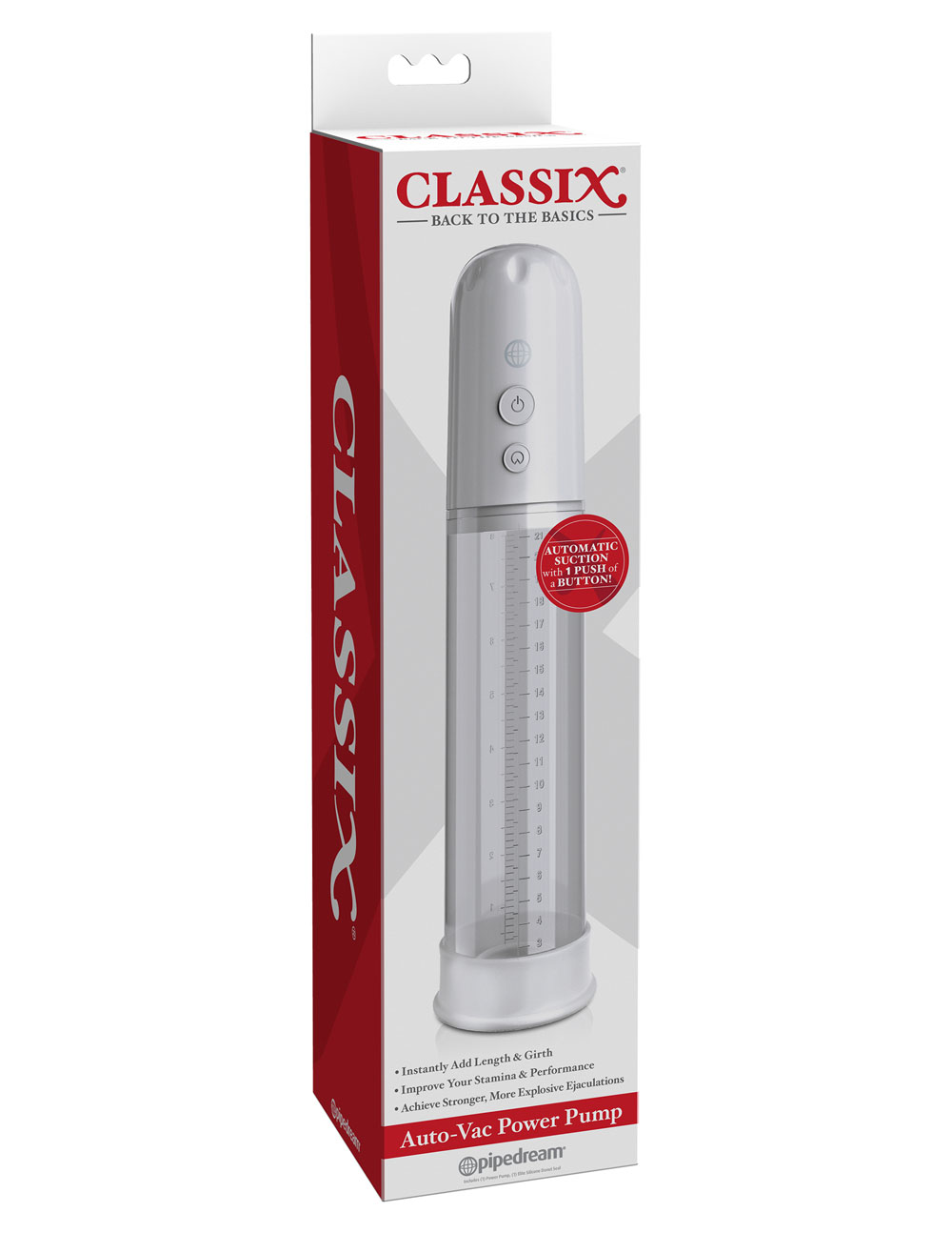 classix auto vac power pump white 