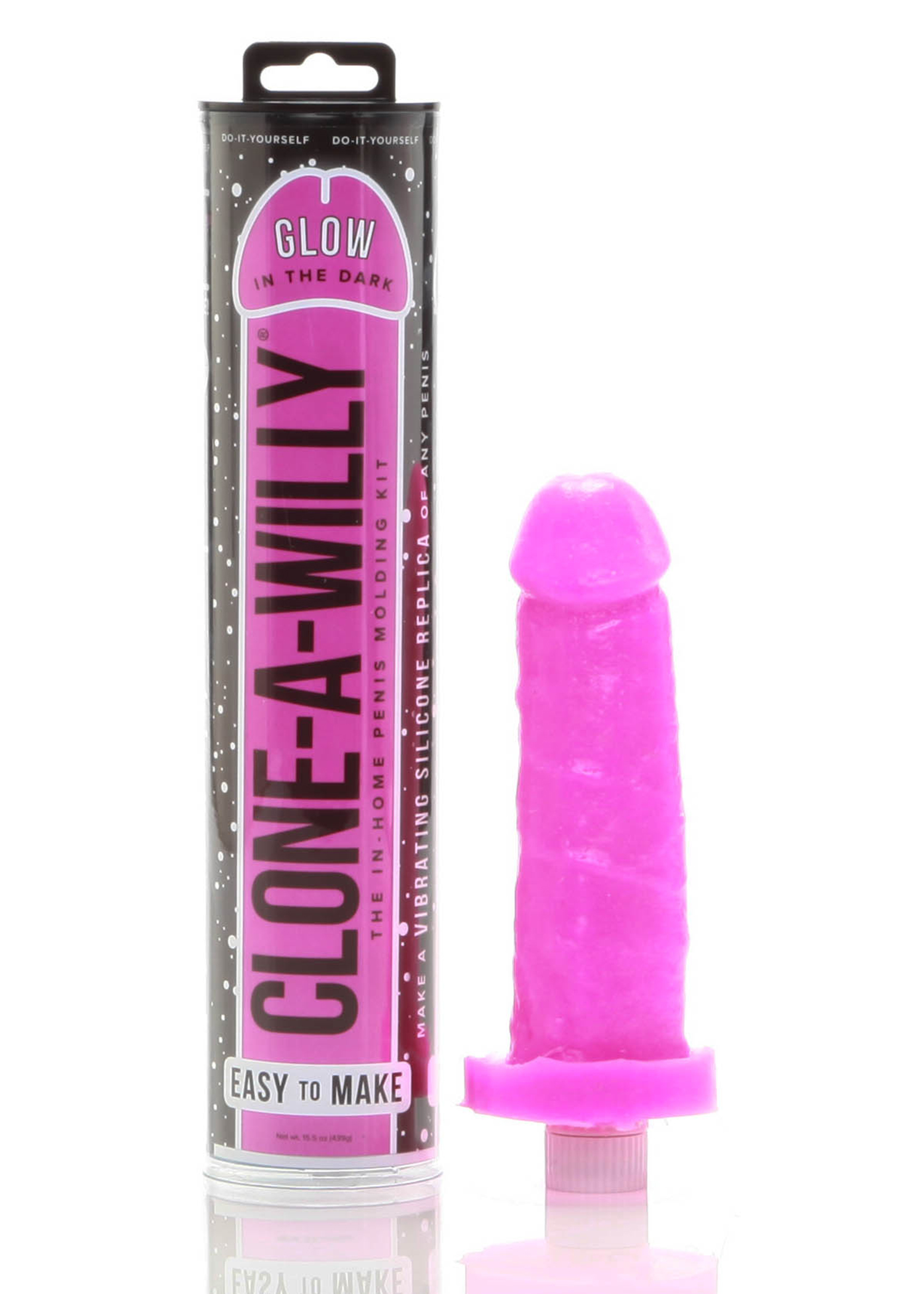 clone a willy glow in the dark kit pink 