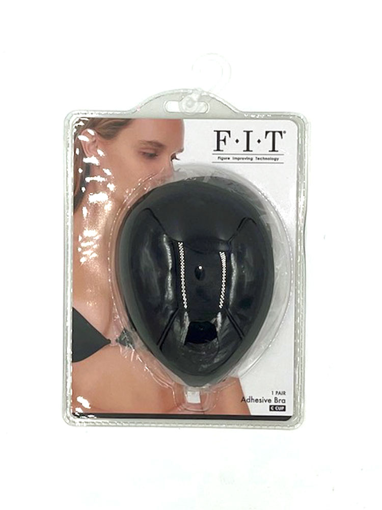 cloth adhesive bra cup c black 