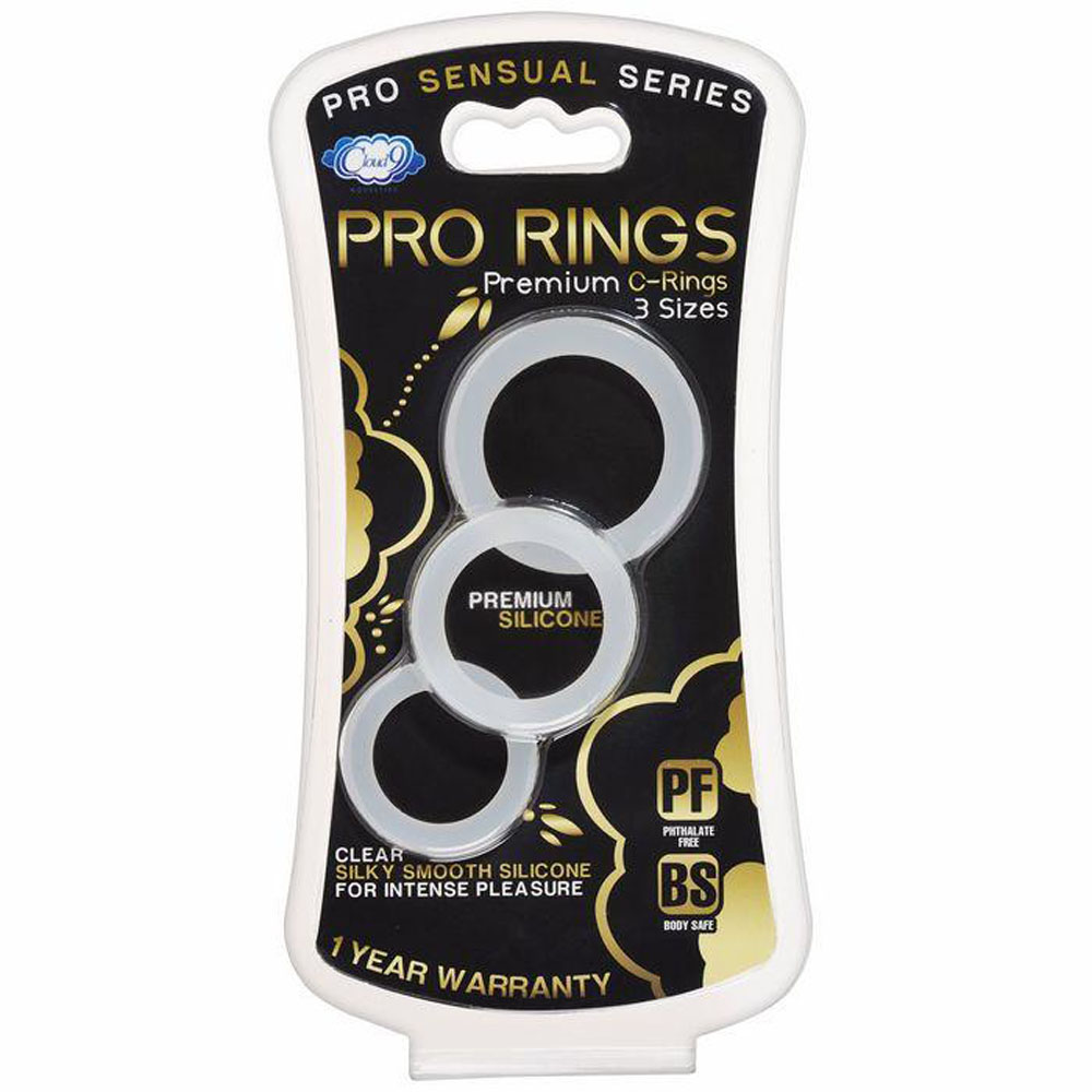 cloud  pro sensual silicone cock ring  pack 