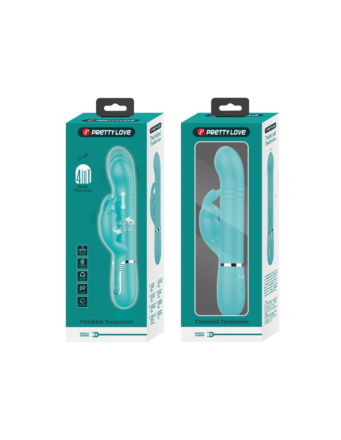 coale rabbit vibrator pearls turquoise 