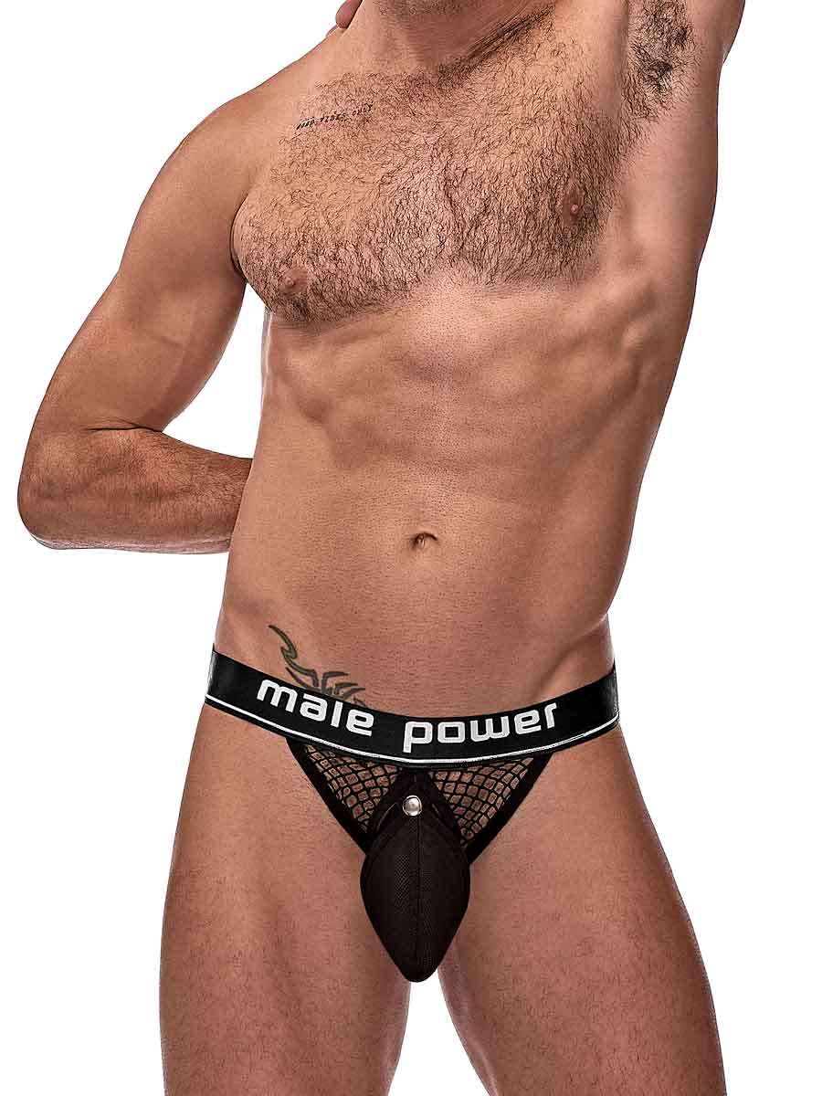 cock pit net cock ring jock s m black 