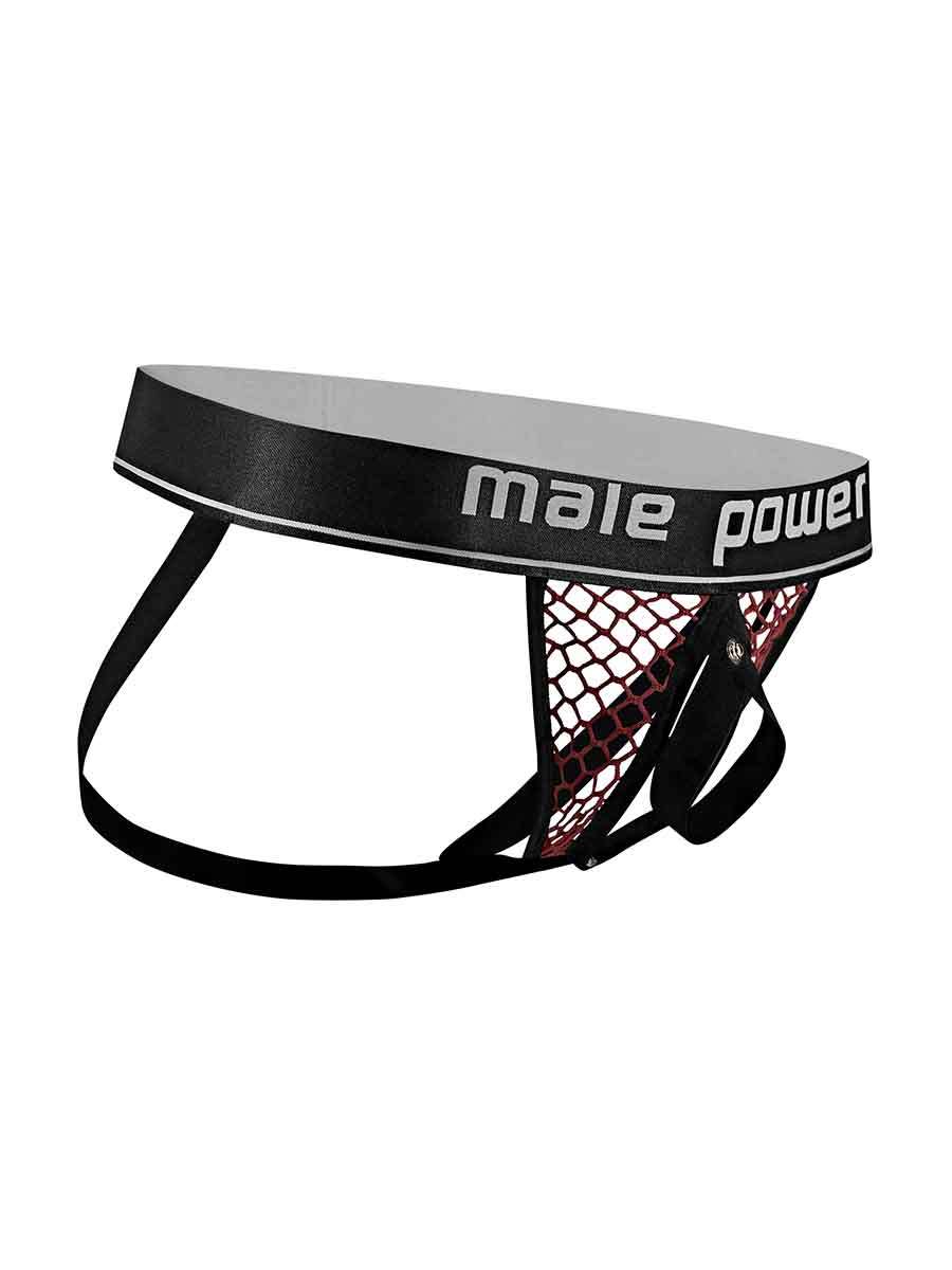 cock pit net cock ring jock s m burgundy 