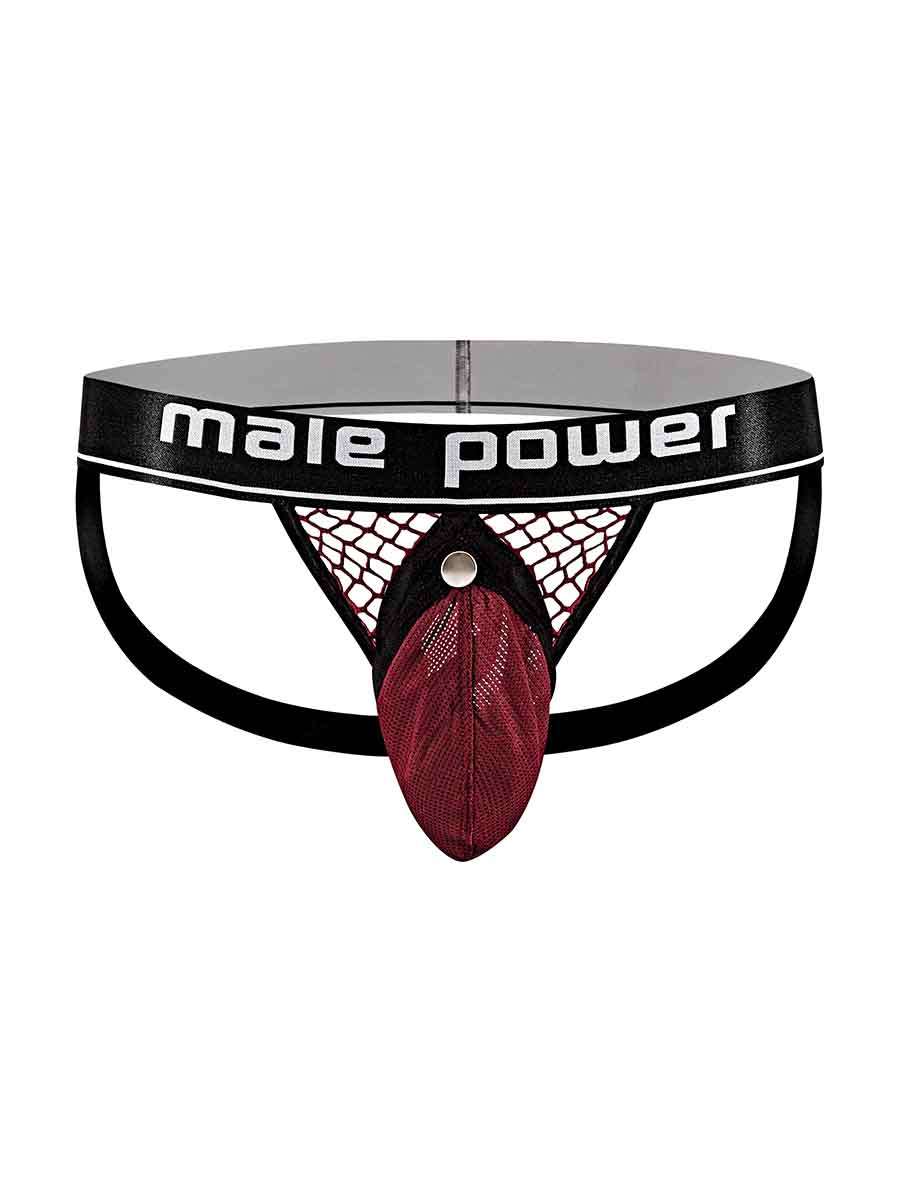 cock pit net cock ring jock s m burgundy 