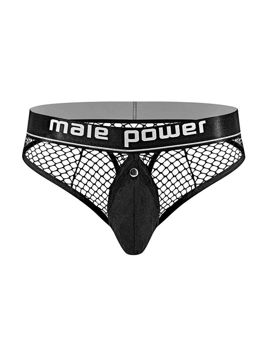 cock pit net cock ring thong l xl black 