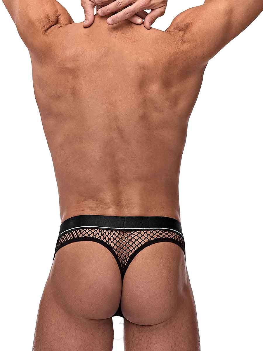 cock pit net cock ring thong l xl black 