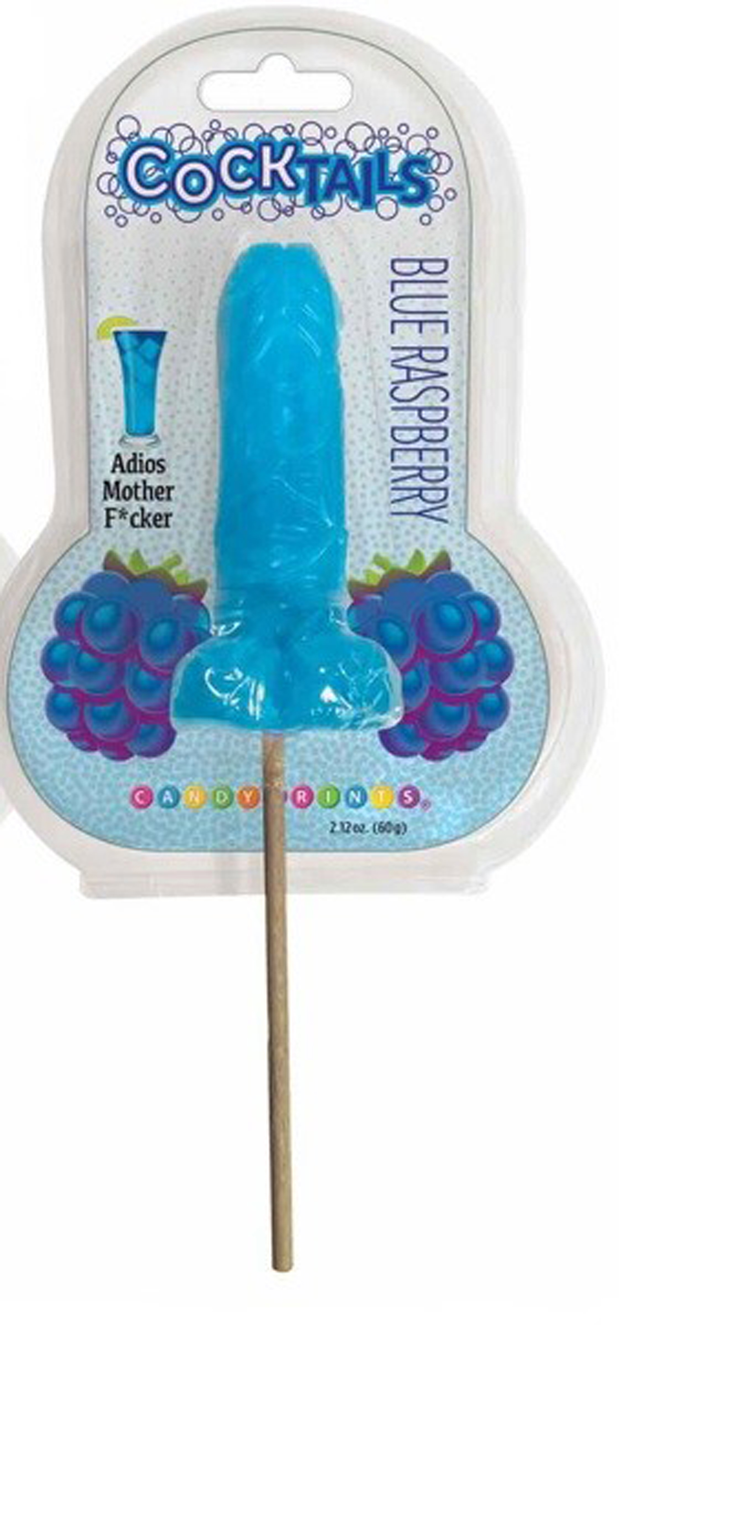 cocktail suckers blue raspberry 