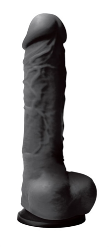 colours pleasures  inch dildo black 