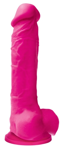 colours pleasures  inch dildo pink 