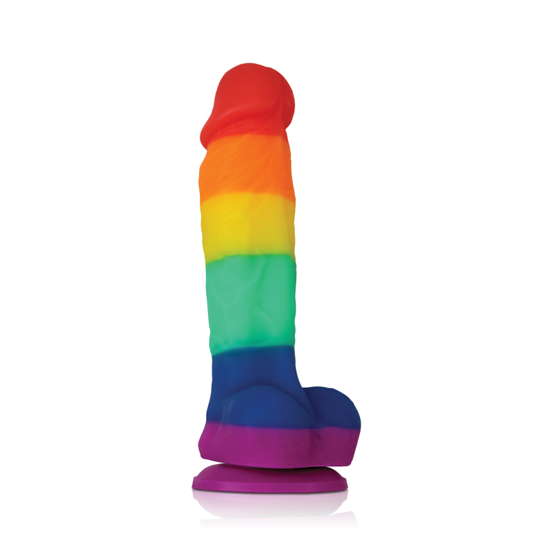 colours pride edition  inch dildo rainbow 