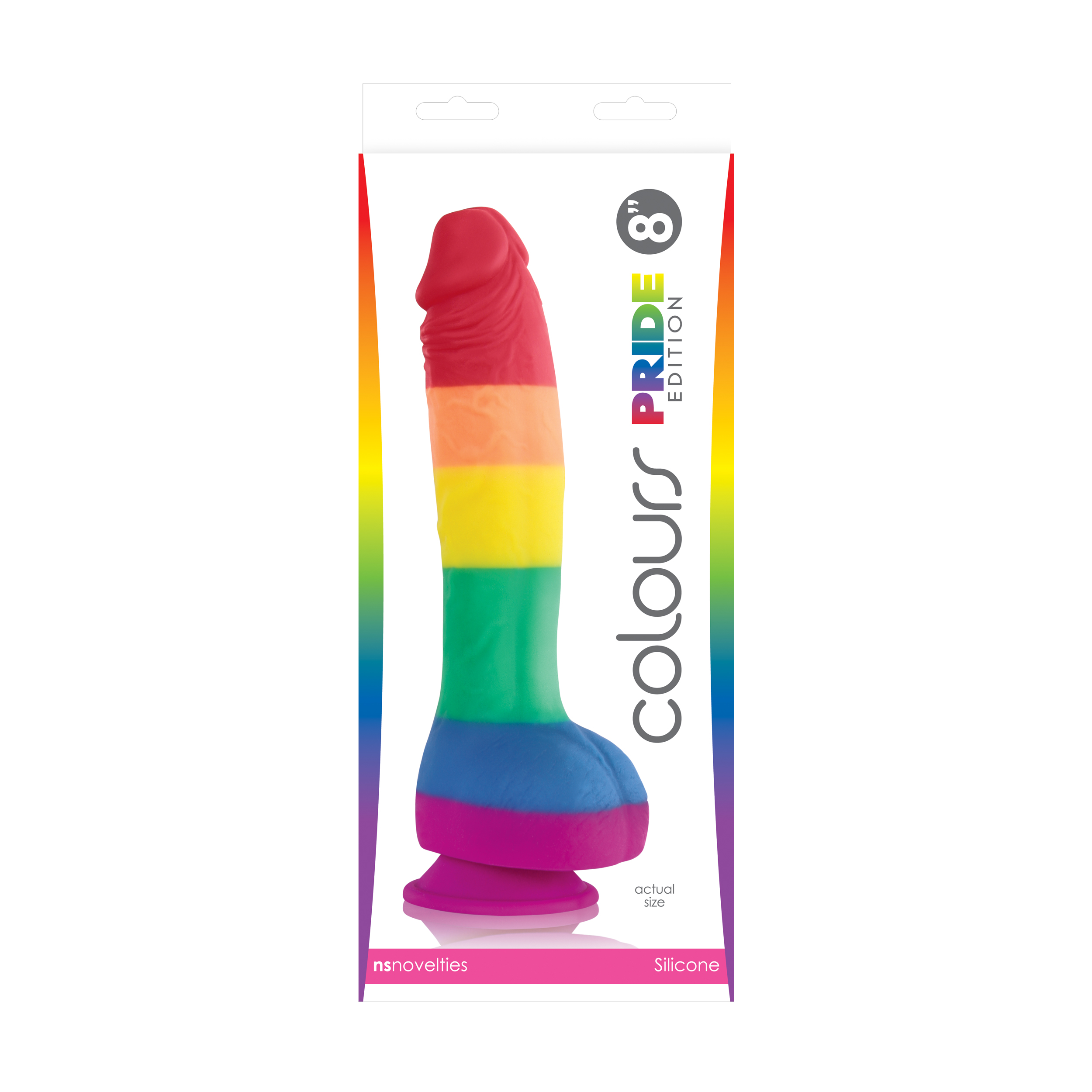 colours pride edition  inch dong rainbow 