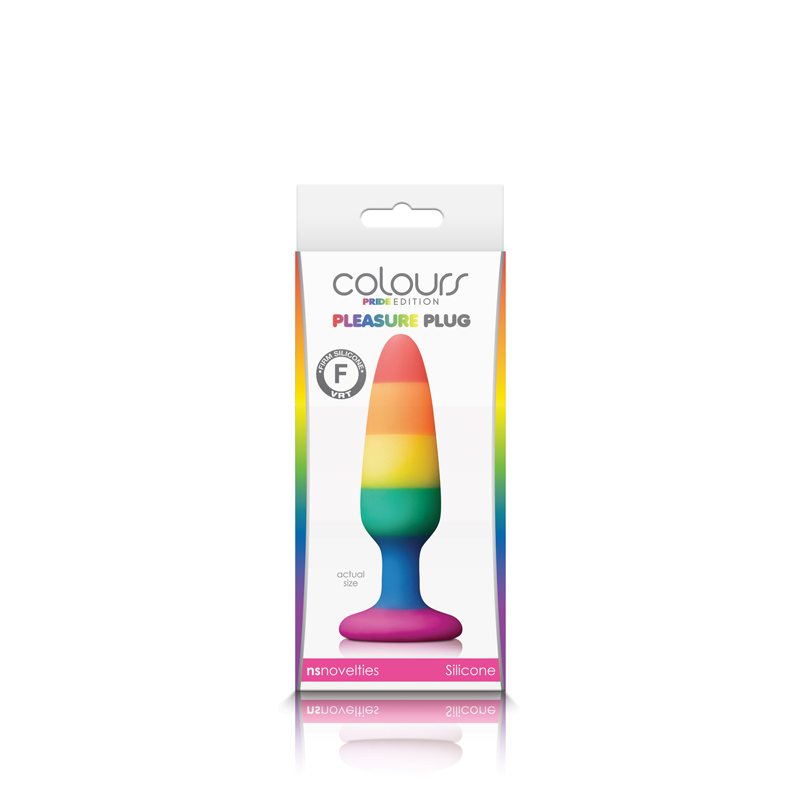 colours pride edition pleasure plug medium rainbow 