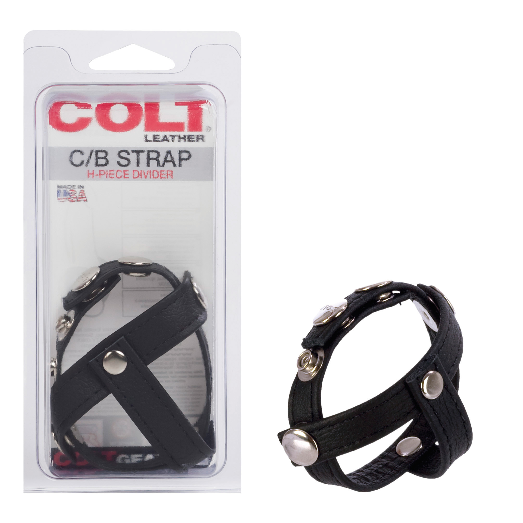 colt leather cb strap h piece divider 