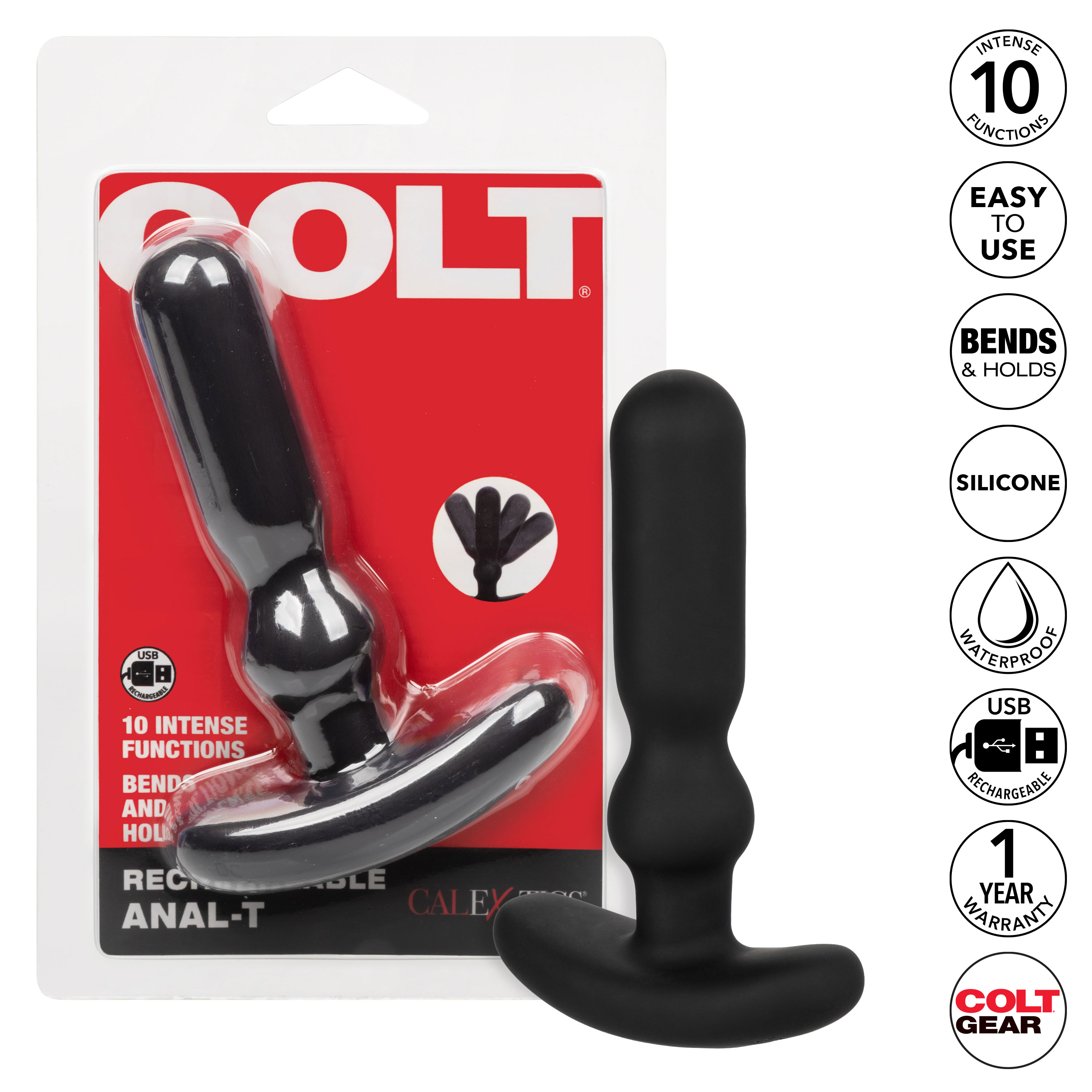 colt rechargeable anal t black 