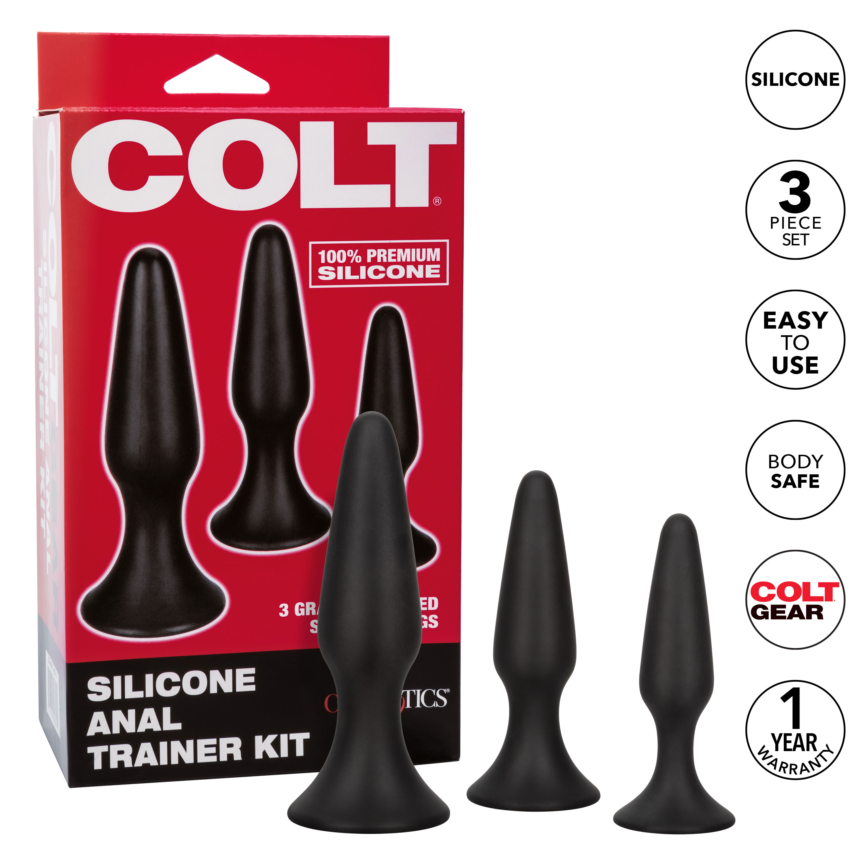 colt silicone anal trainer kit 