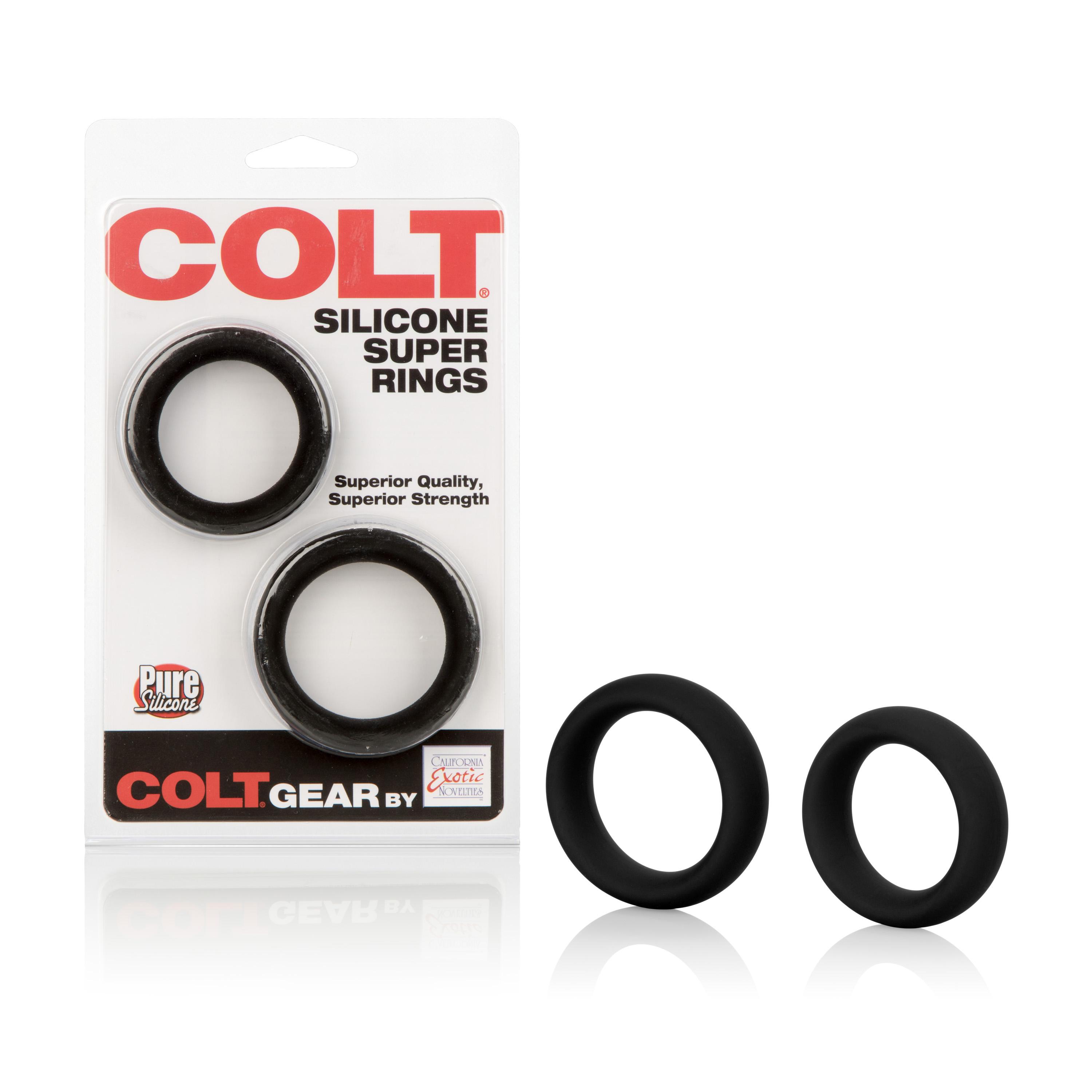 colt silicone super rings black 